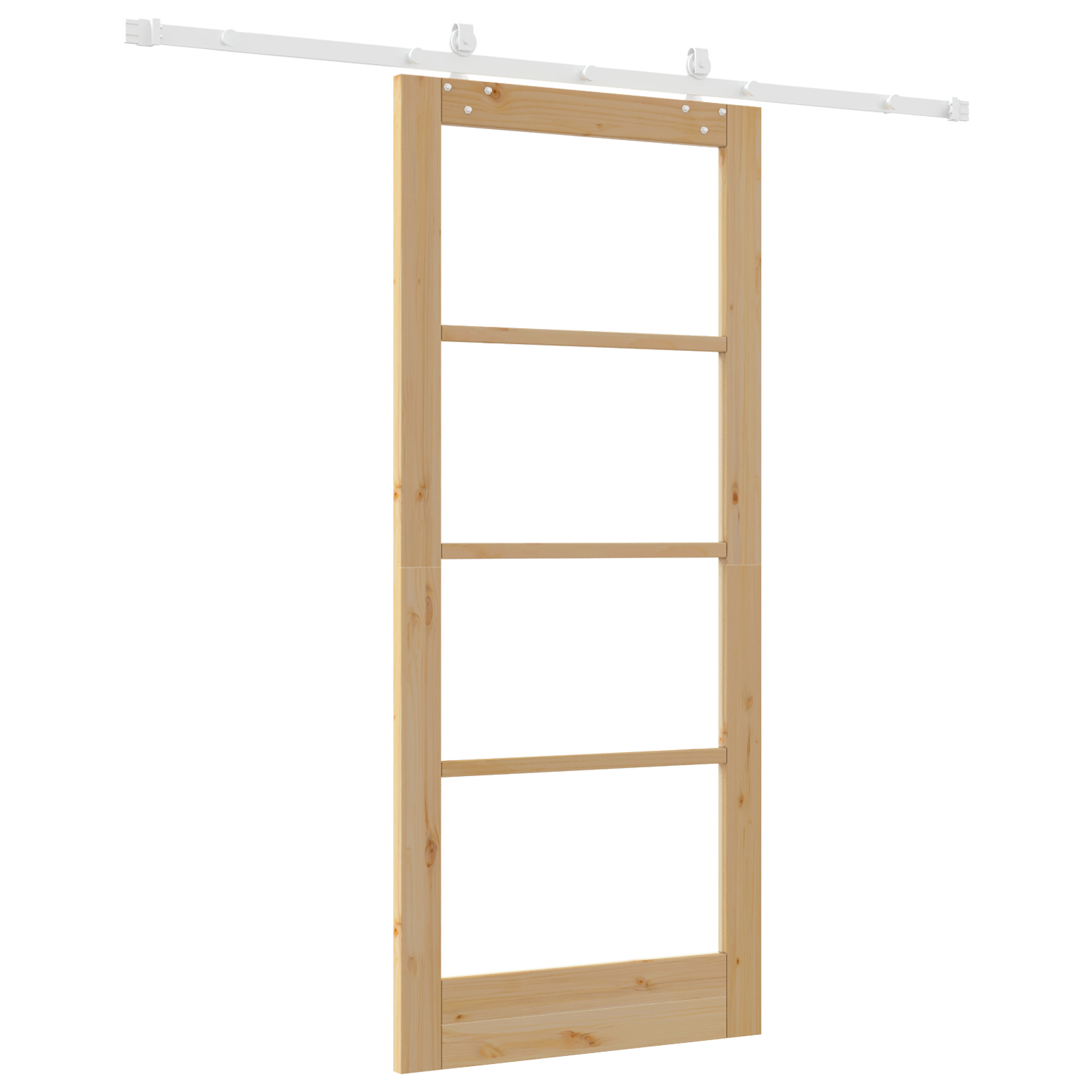 vidaXL Ușă Glisantă Manual Maro 86 x 198.5 cm Lemn și metal vidaXL Ușă Glisantă Manual Maro 86 x 198.5 cm Lemn și metal