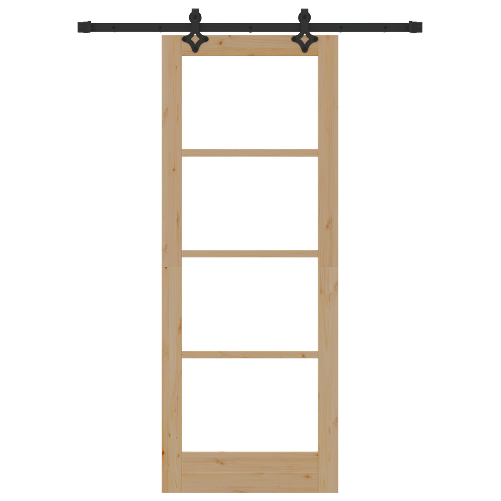Set de uși glisante vidaXL cu hardware 78x202 cm Lemn masiv de pin Set de uși glisante vidaXL cu hardware 78x202 cm Lemn masiv de pin