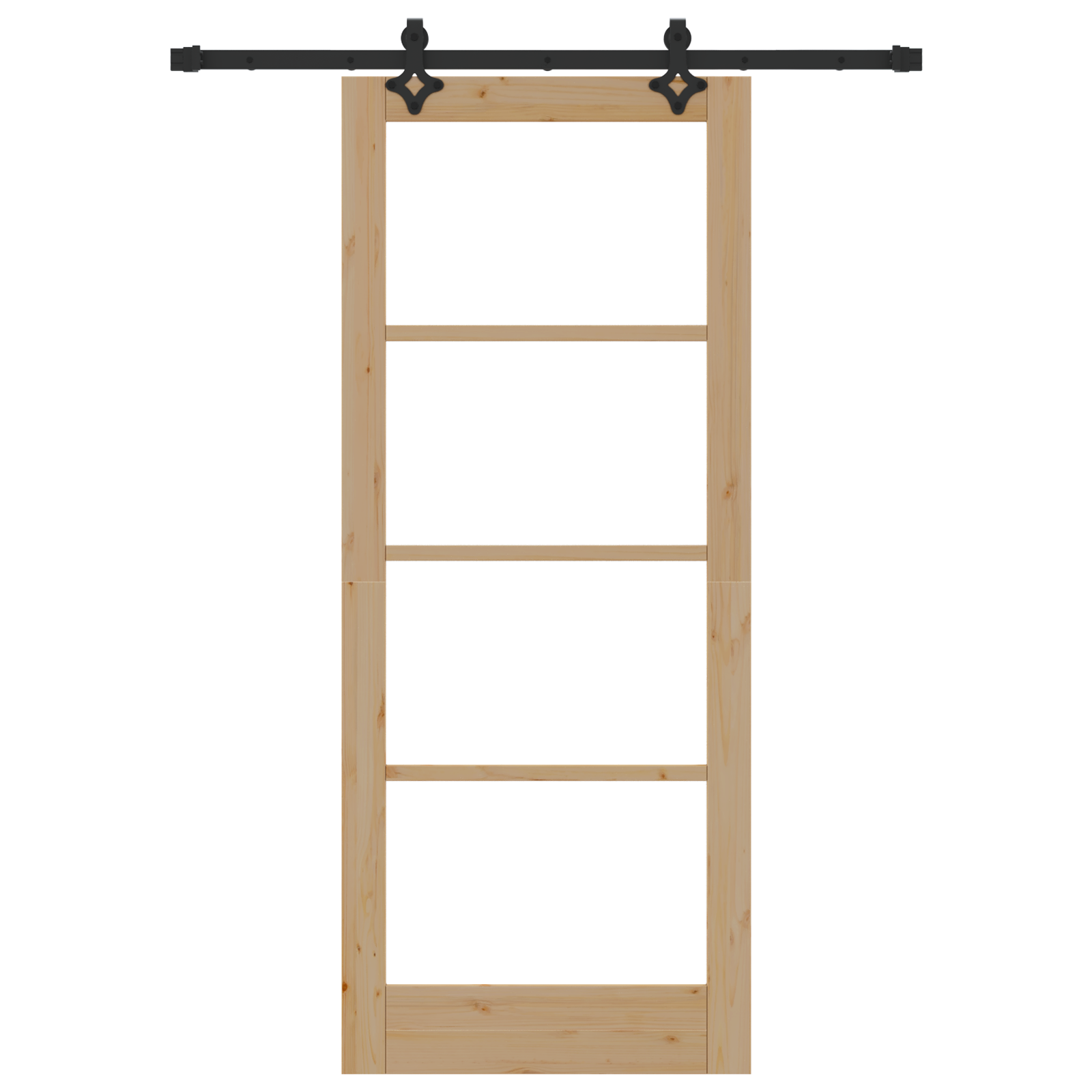 vidaXL Ușa glisantă Manual Maro 83 x 202 cm Lemn și metal