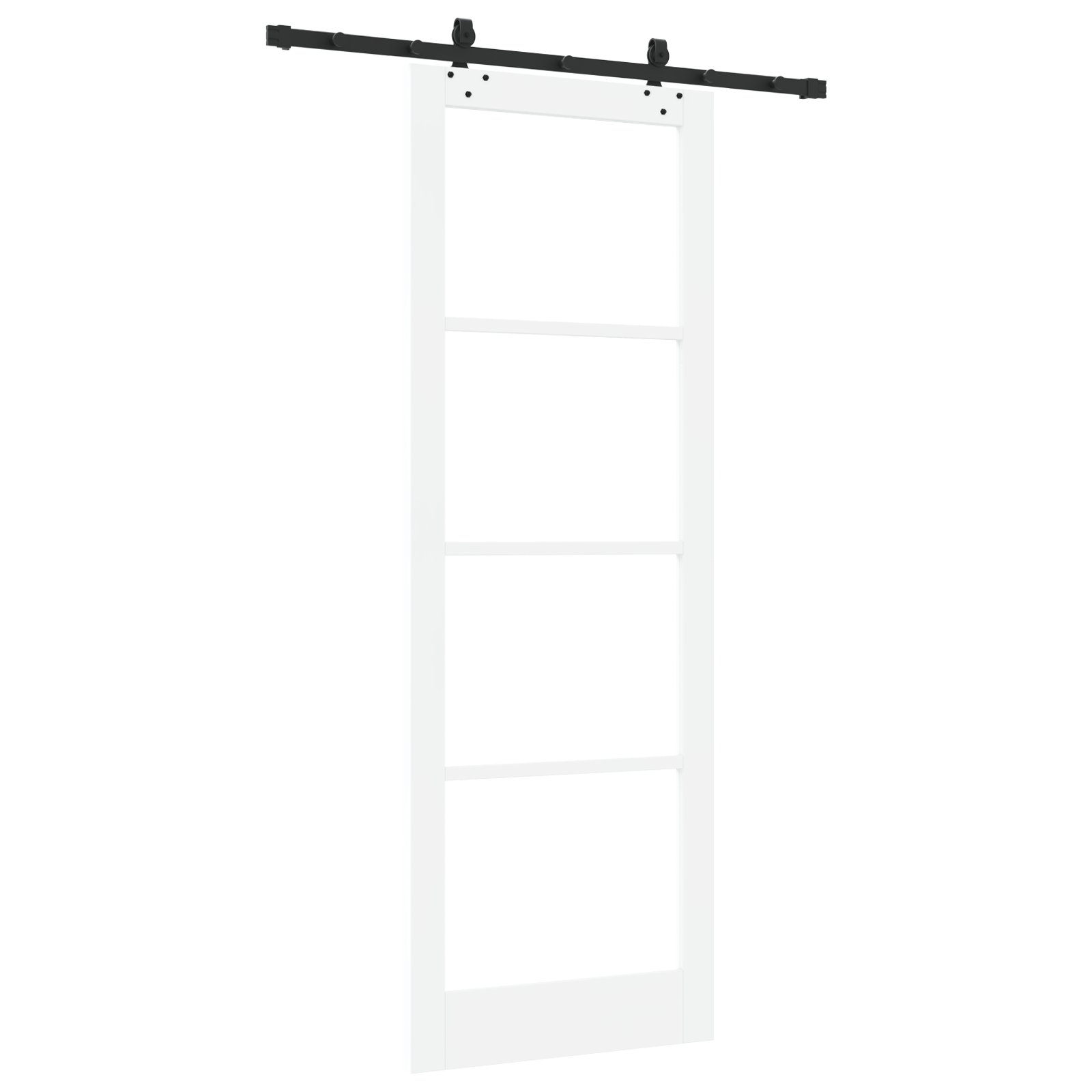 vidaXL Ușa glisantă Manual Alb 83 x 232 cm Lemn și metal vidaXL Ușa glisantă Manual Alb 83 x 232 cm Lemn și metal