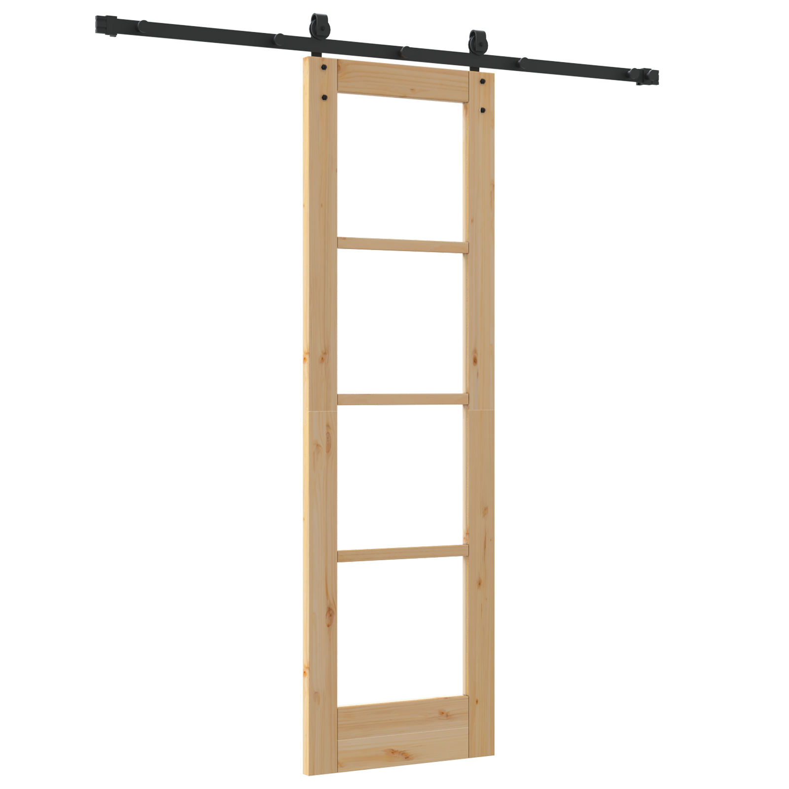 vidaXL Ușă glisantă Manual Maro 61 x 198.5 cm Lemn și metal vidaXL Ușă glisantă Manual Maro 61 x 198.5 cm Lemn și metal
