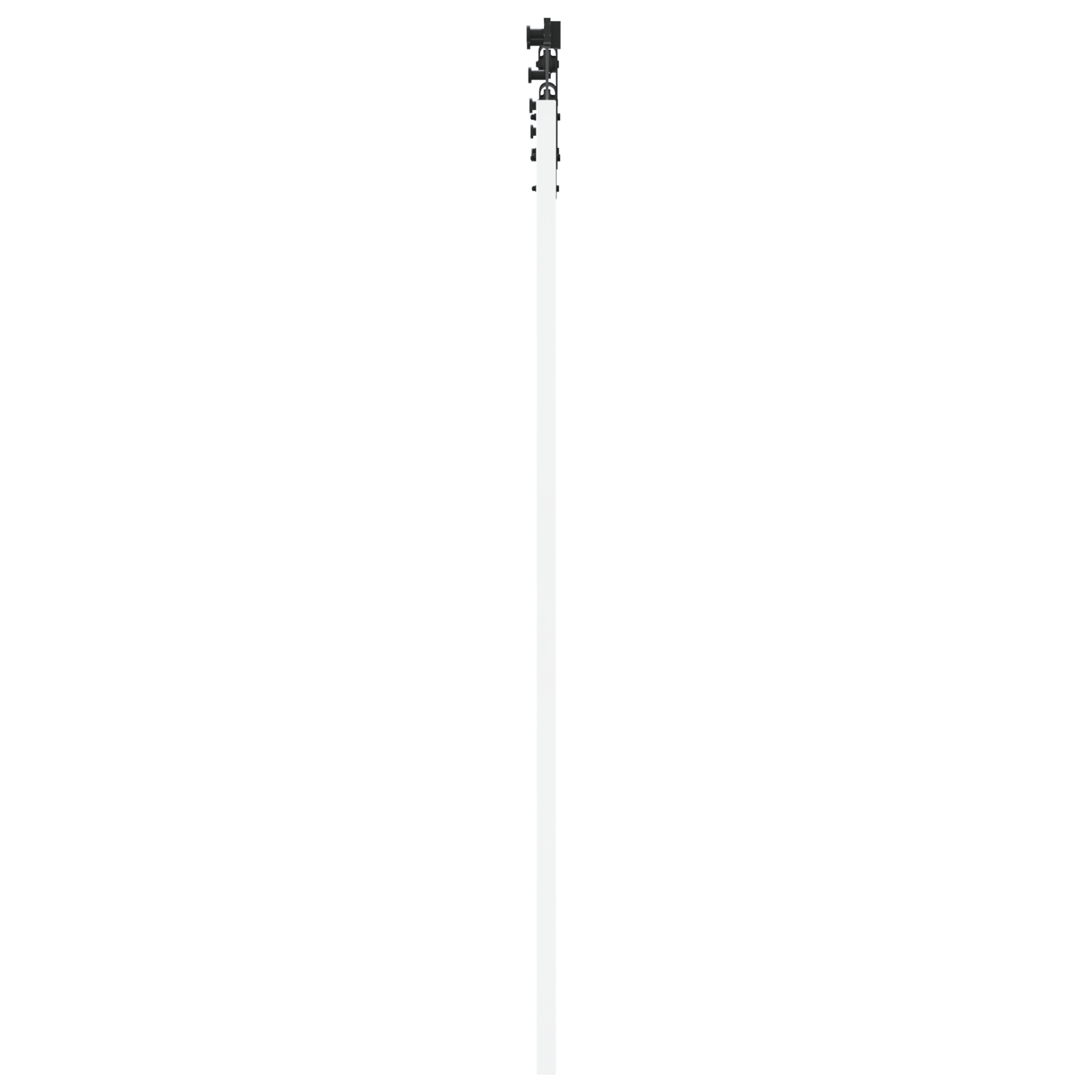 vidaXL Ușă glisantă Manual Alb 61 x 198.5 cm Lemn și metal vidaXL Ușă glisantă Manual Alb 61 x 198.5 cm Lemn și metal
