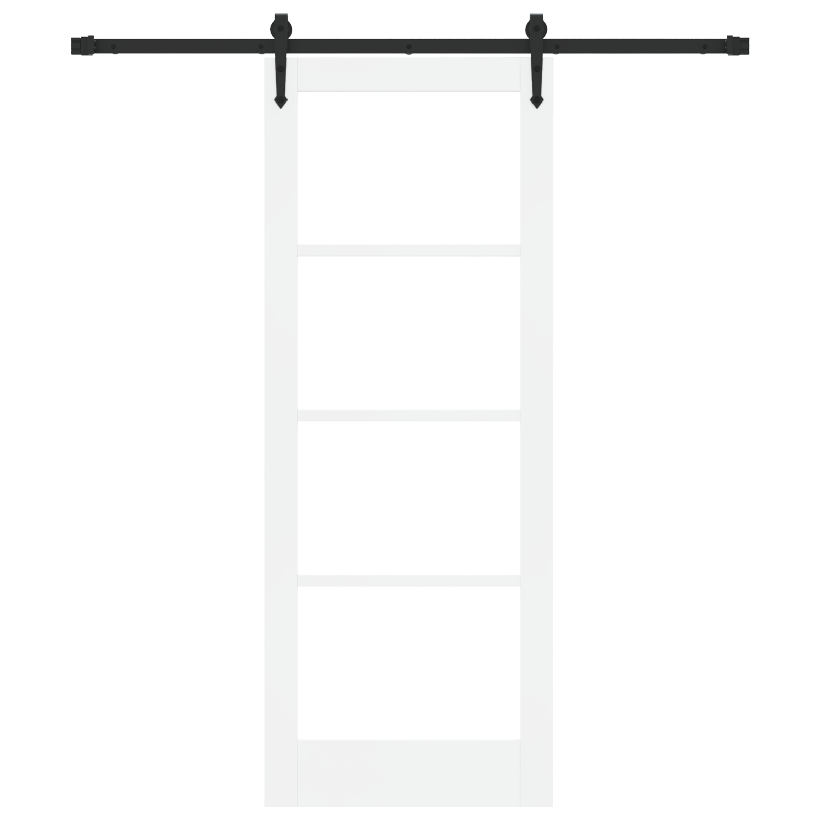 vidaXL Ușă glisantă Manual Alb 78 x 202 cm Lemn și metal vidaXL Ușă glisantă Manual Alb 78 x 202 cm Lemn și metal