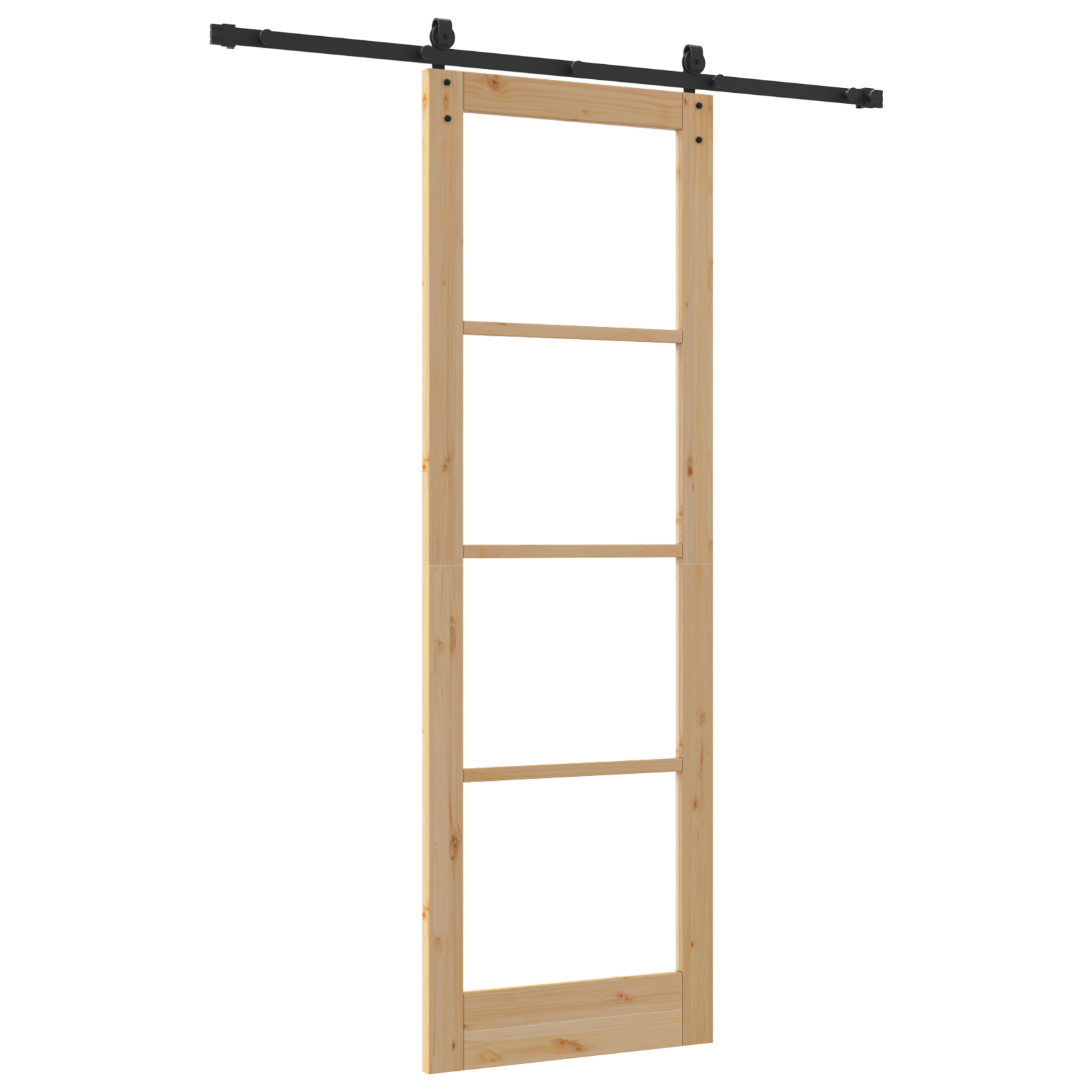 vidaXL Ușă glisantă Manual Maro 78 x 232 cm Lemn și metal vidaXL Ușă glisantă Manual Maro 78 x 232 cm Lemn și metal