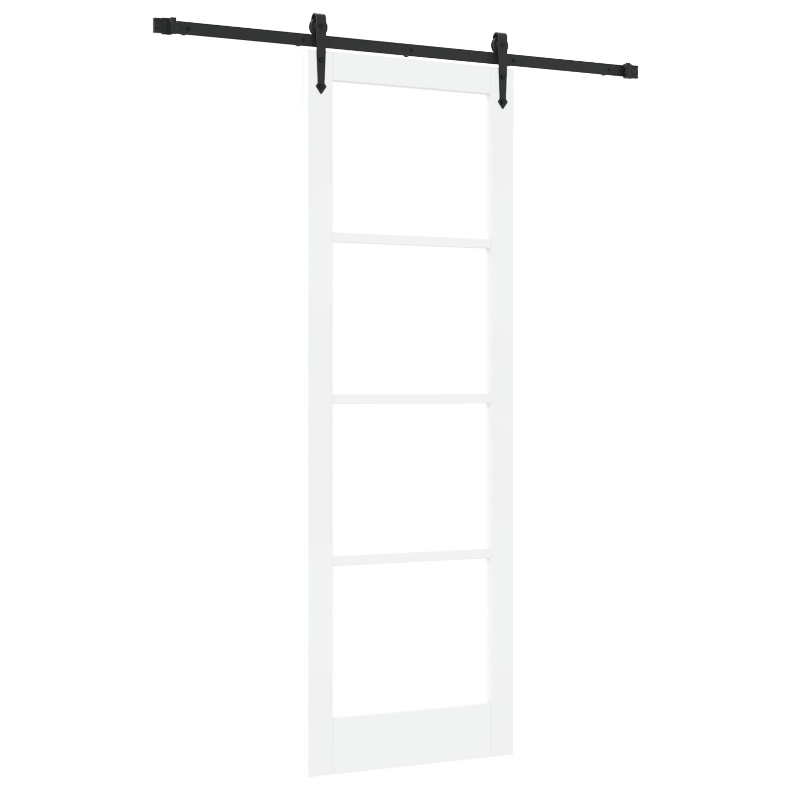 vidaXL Ușă glisantă Manual Alb 78 x 232 cm Lemn și metal vidaXL Ușă glisantă Manual Alb 78 x 232 cm Lemn și metal