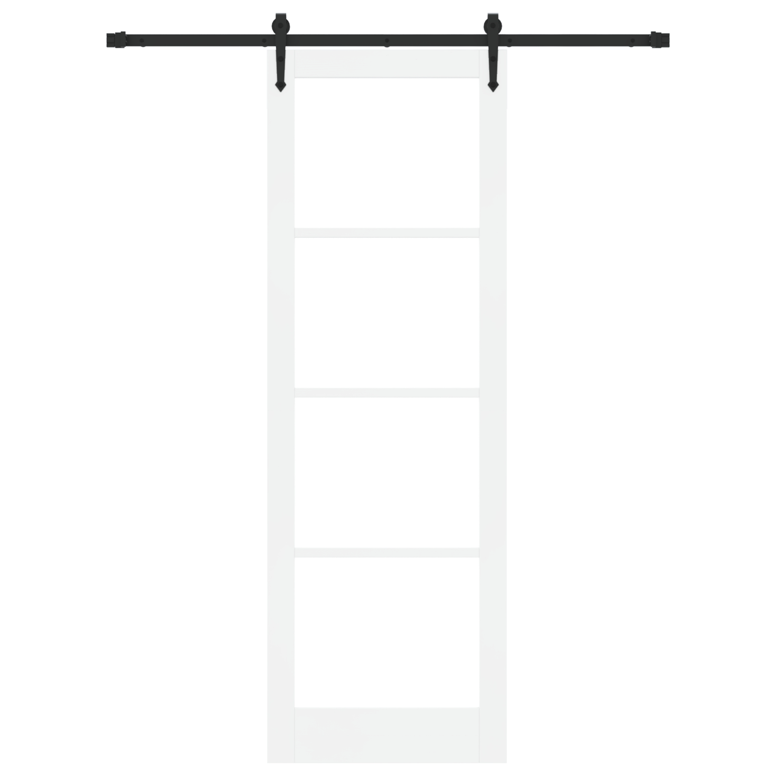 vidaXL Ușă glisantă Manual Alb 78 x 232 cm Lemn și metal vidaXL Ușă glisantă Manual Alb 78 x 232 cm Lemn și metal