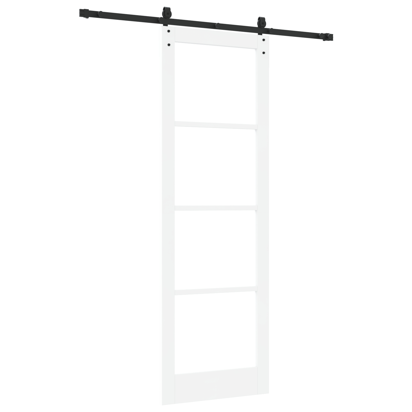 vidaXL Ușă glisantă Manual Alb 78 x 232 cm Lemn și metal vidaXL Ușă glisantă Manual Alb 78 x 232 cm Lemn și metal