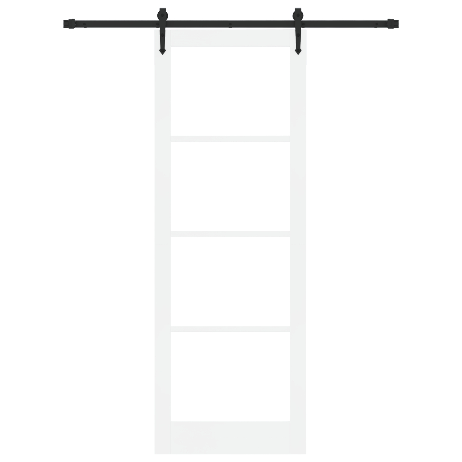 vidaXL Ușă glisantă Manual Alb 83 x 232 cm Lemn și metal vidaXL Ușă glisantă Manual Alb 83 x 232 cm Lemn și metal