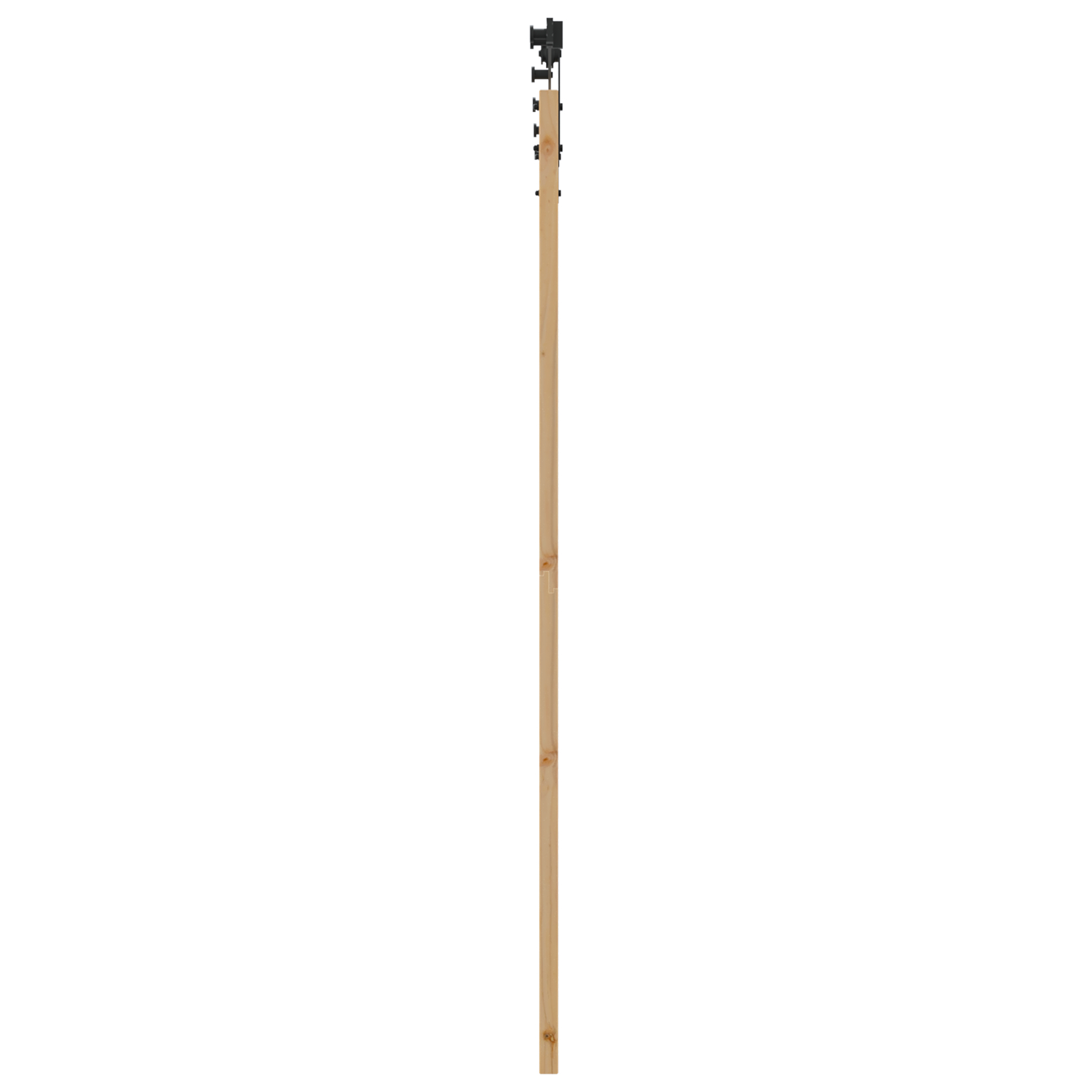 vidaXL Ușă glisantă Maro 86 x 198.5 cm Lemn și metal