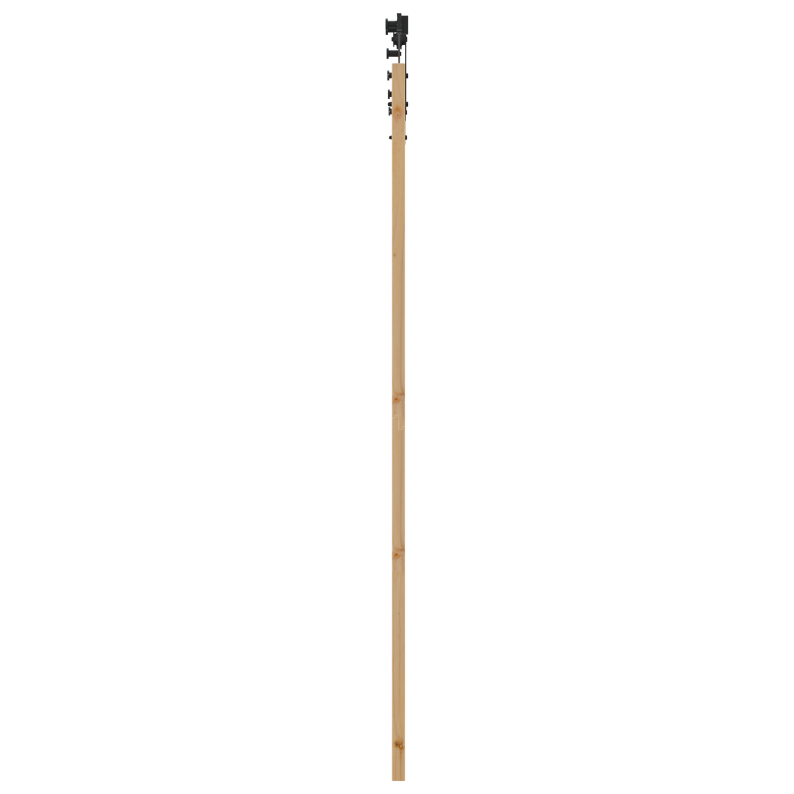 vidaXL Ușă glisantă Manual Maro 86 x 211 cm Lemn și metal