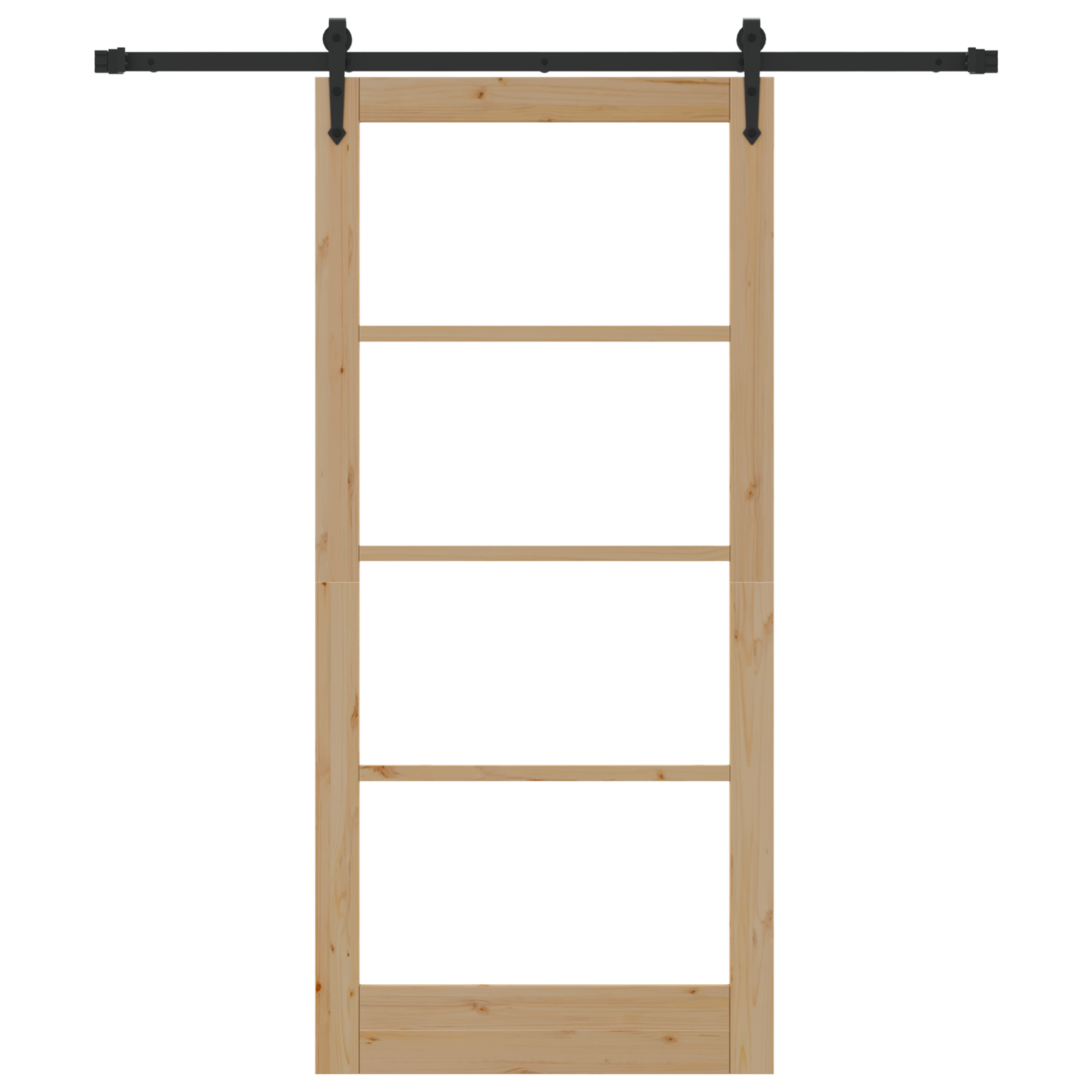 vidaXL Ușă glisantă Manual Maro 93 x 202 cm Lemn și metal