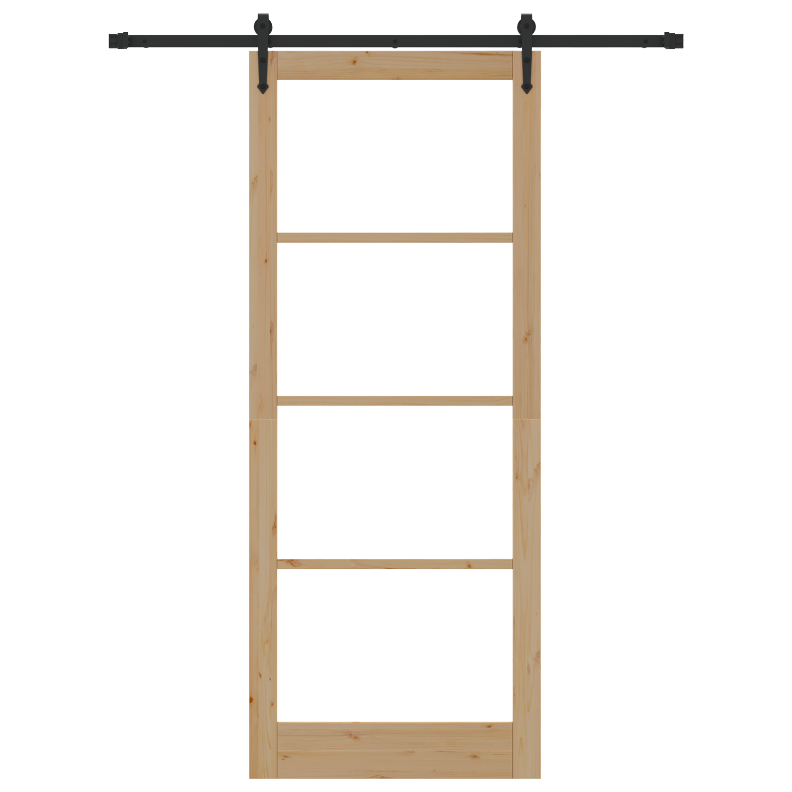 vidaXL Ușă glisantă Manual Maro 93 x 232 cm Lemn și metal