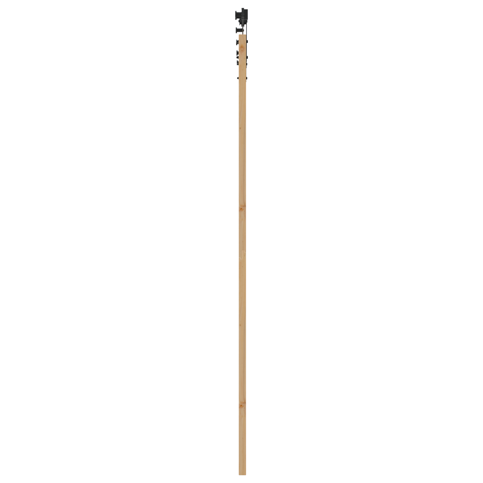 vidaXL Ușă glisantă Manual Maro 93 x 232 cm Lemn și metal