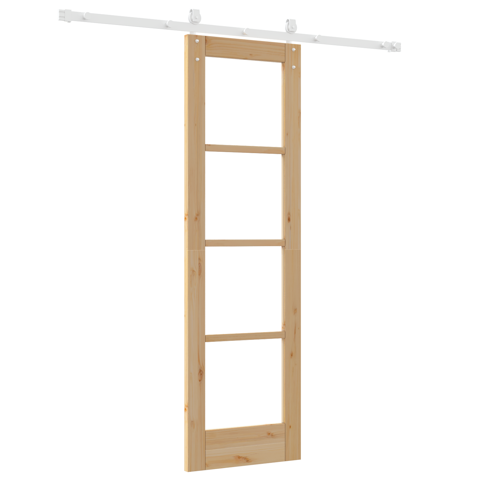 vidaXL Ușă glisantă Manual Maro 61 x 198.5 cm Lemn și metal vidaXL Ușă glisantă Manual Maro 61 x 198.5 cm Lemn și metal
