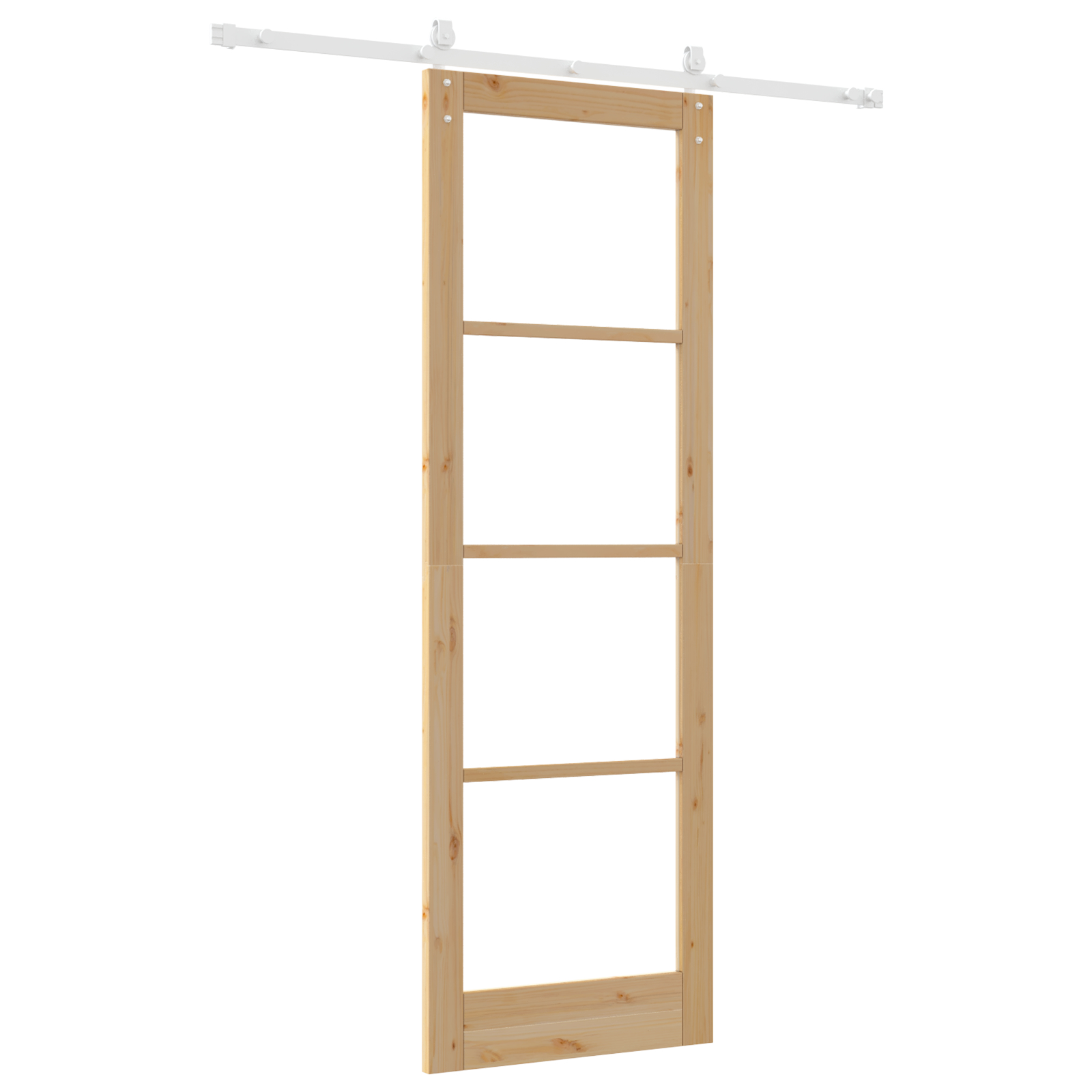 vidaXL Ușă glisantă Manual Maro 78 x 232 cm Lemn și metal vidaXL Ușă glisantă Manual Maro 78 x 232 cm Lemn și metal