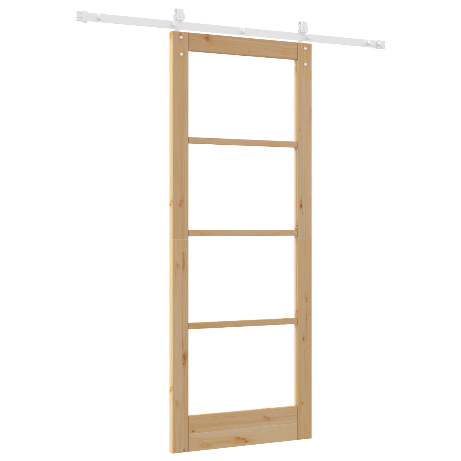 vidaXL Ușă glisantă Manual Maro 83 x 211 cm Lemn și metal vidaXL Ușă glisantă Manual Maro 83 x 211 cm Lemn și metal