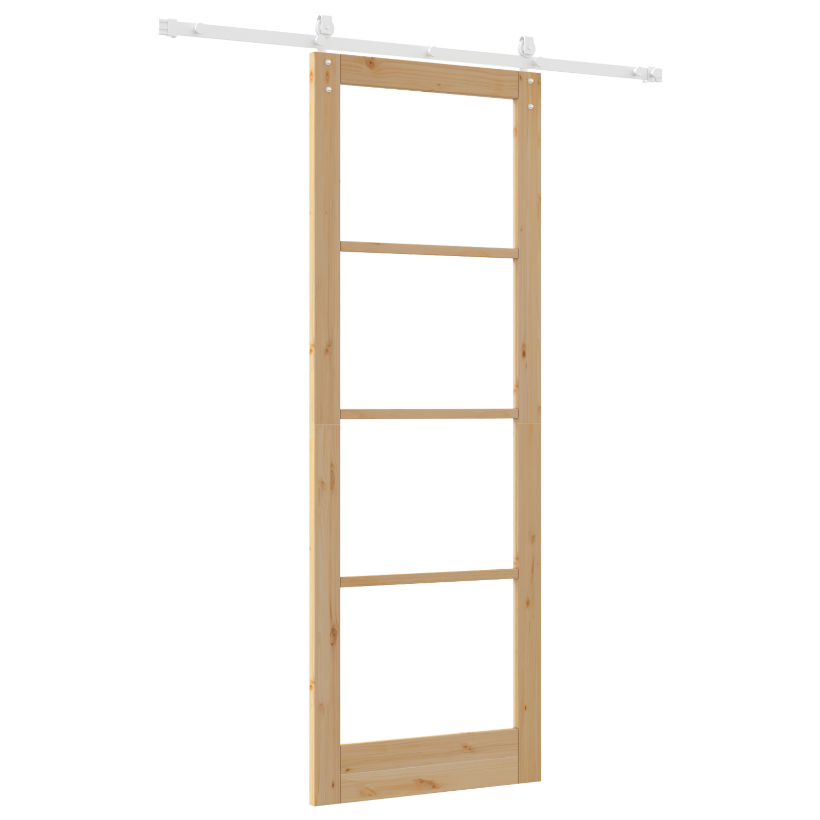 vidaXL Ușă glisantă Manual Maro 83 x 232 cm Lemn și metal vidaXL Ușă glisantă Manual Maro 83 x 232 cm Lemn și metal