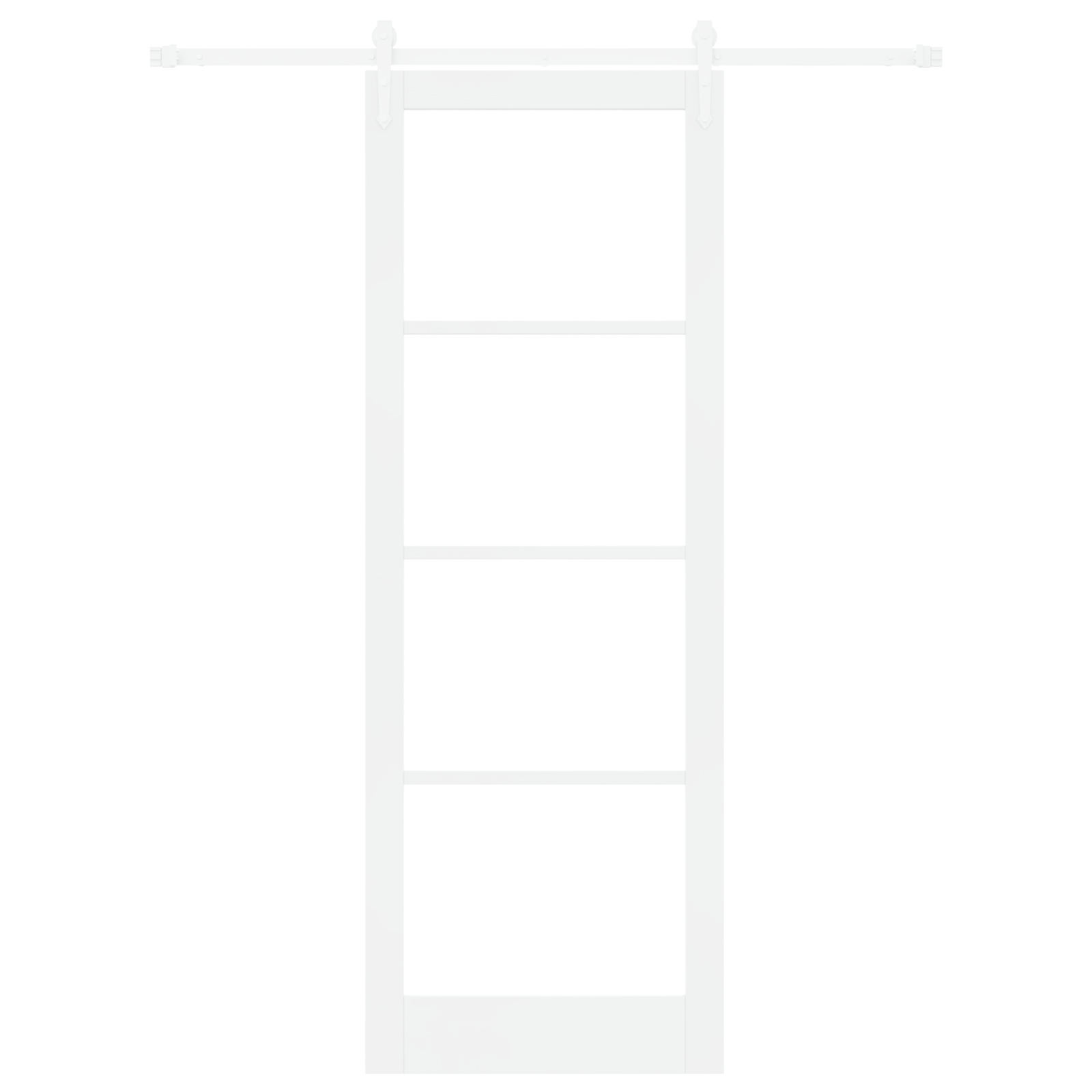 vidaXL Ușă glisantă Manual Alb 83 x 232 cm Lemn și metal vidaXL Ușă glisantă Manual Alb 83 x 232 cm Lemn și metal