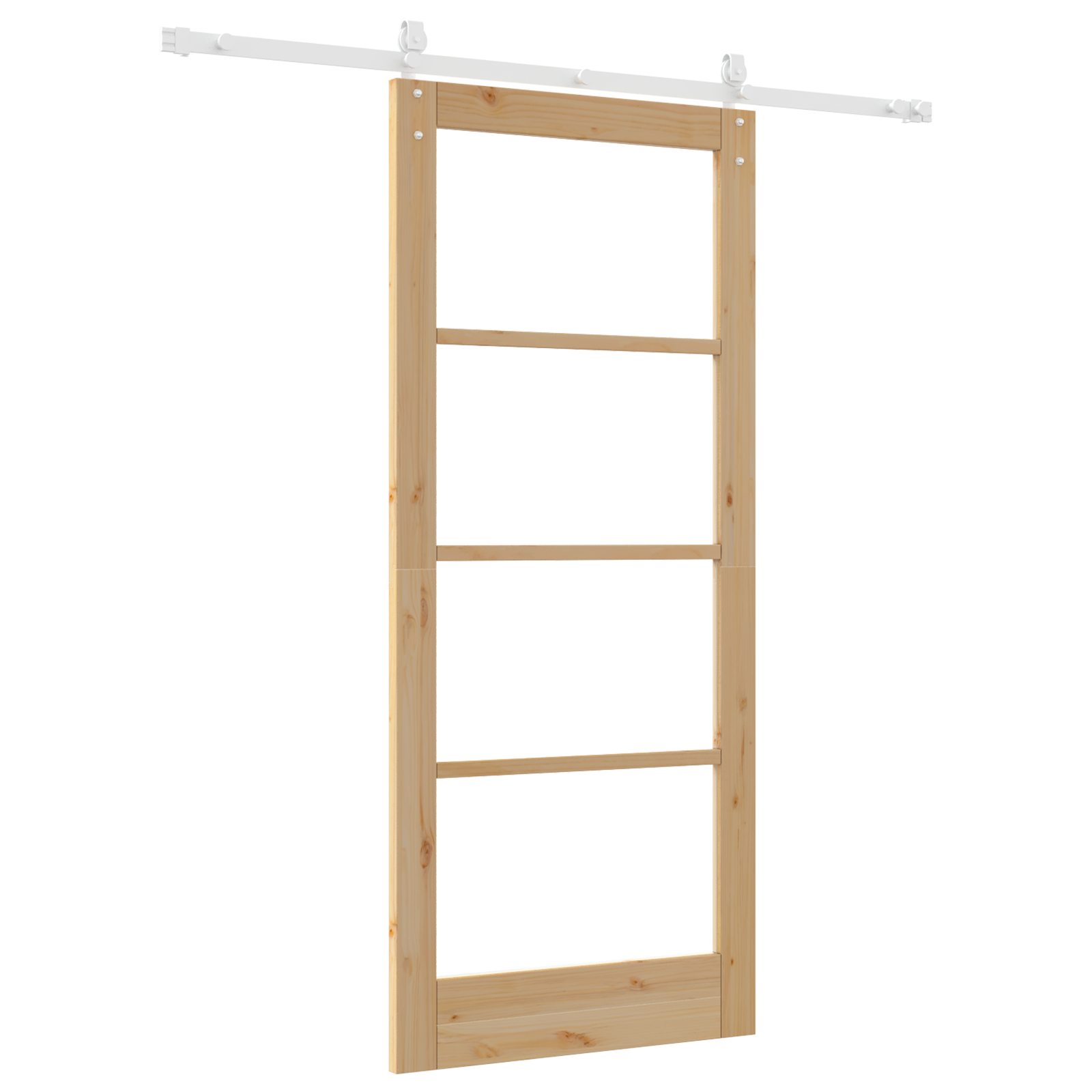 vidaXL Ușă glisantă Manual Maro 86 x 198.5 cm Lemn și metal