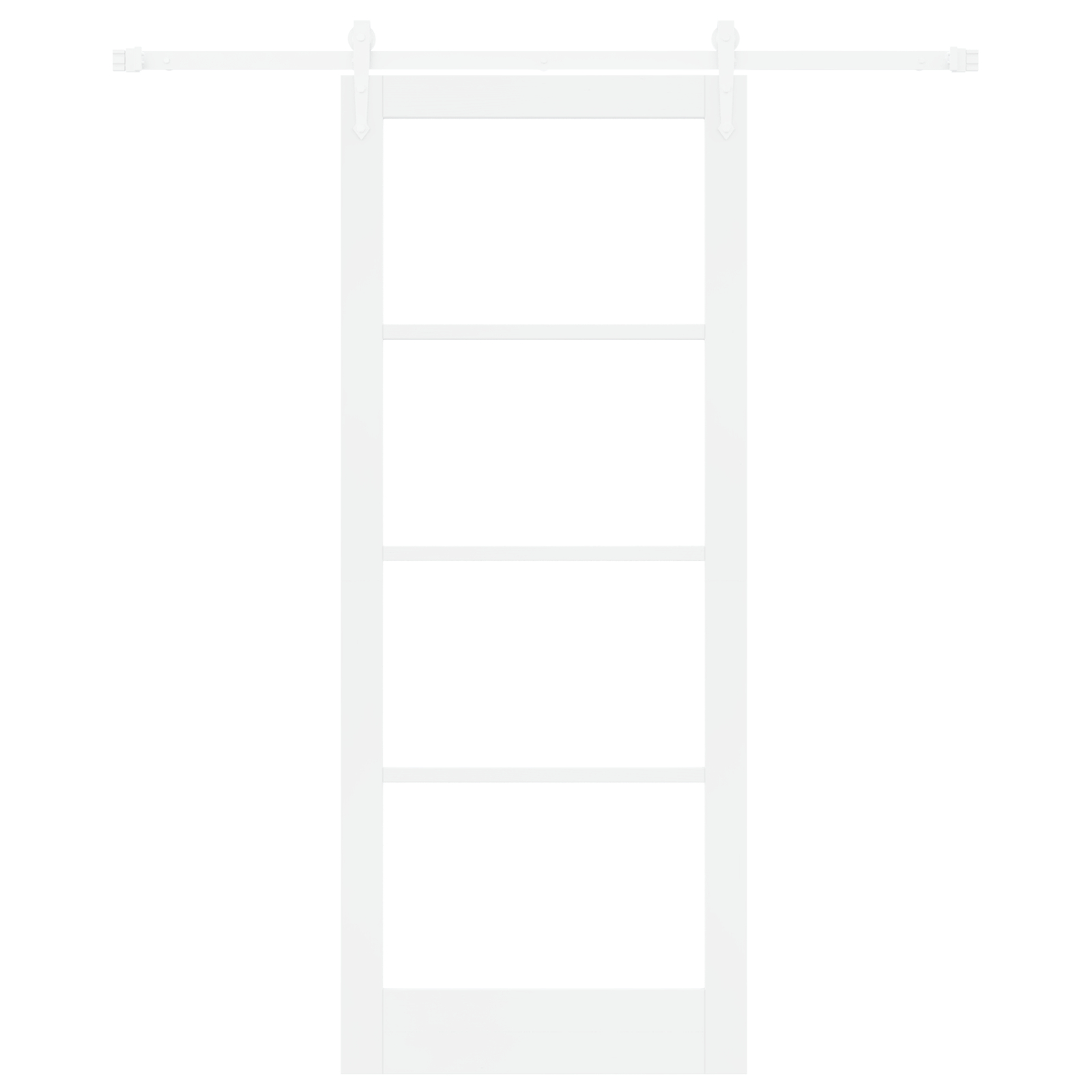vidaXL Ușă glisantă Manual Alb 86 x 211 cm Lemn și metal vidaXL Ușă glisantă Manual Alb 86 x 211 cm Lemn și metal