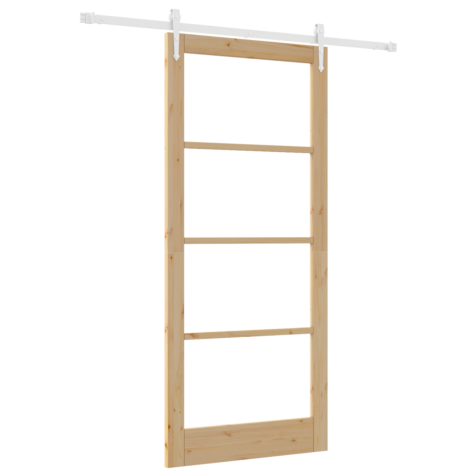 vidaXL Ușă glisantă Manual Maro 93 x 211 cm Lemn și metal