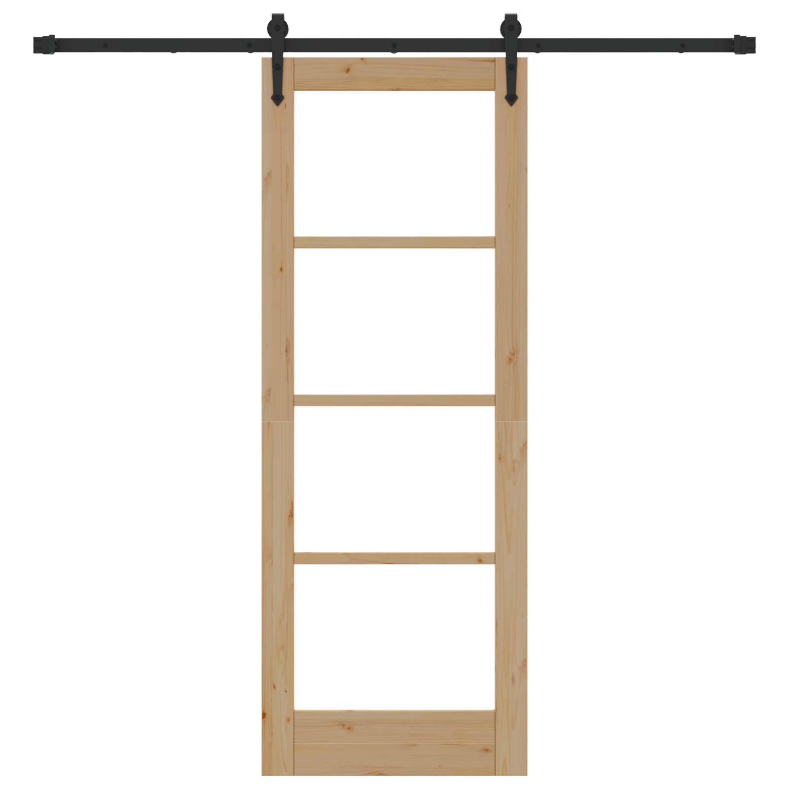 Set uși glisante vidaXL cu set hardware 73.5x198.5 cm lemn masiv de pin Set uși glisante vidaXL cu set hardware 73.5x198.5 cm lemn masiv de pin