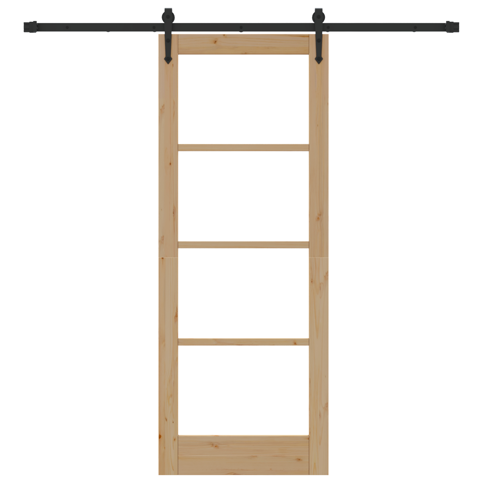Set Ușă Glisantă vidaXL cu Hardware 78x202 cm Lemn Masiv de Pin Set Ușă Glisantă vidaXL cu Hardware 78x202 cm Lemn Masiv de Pin