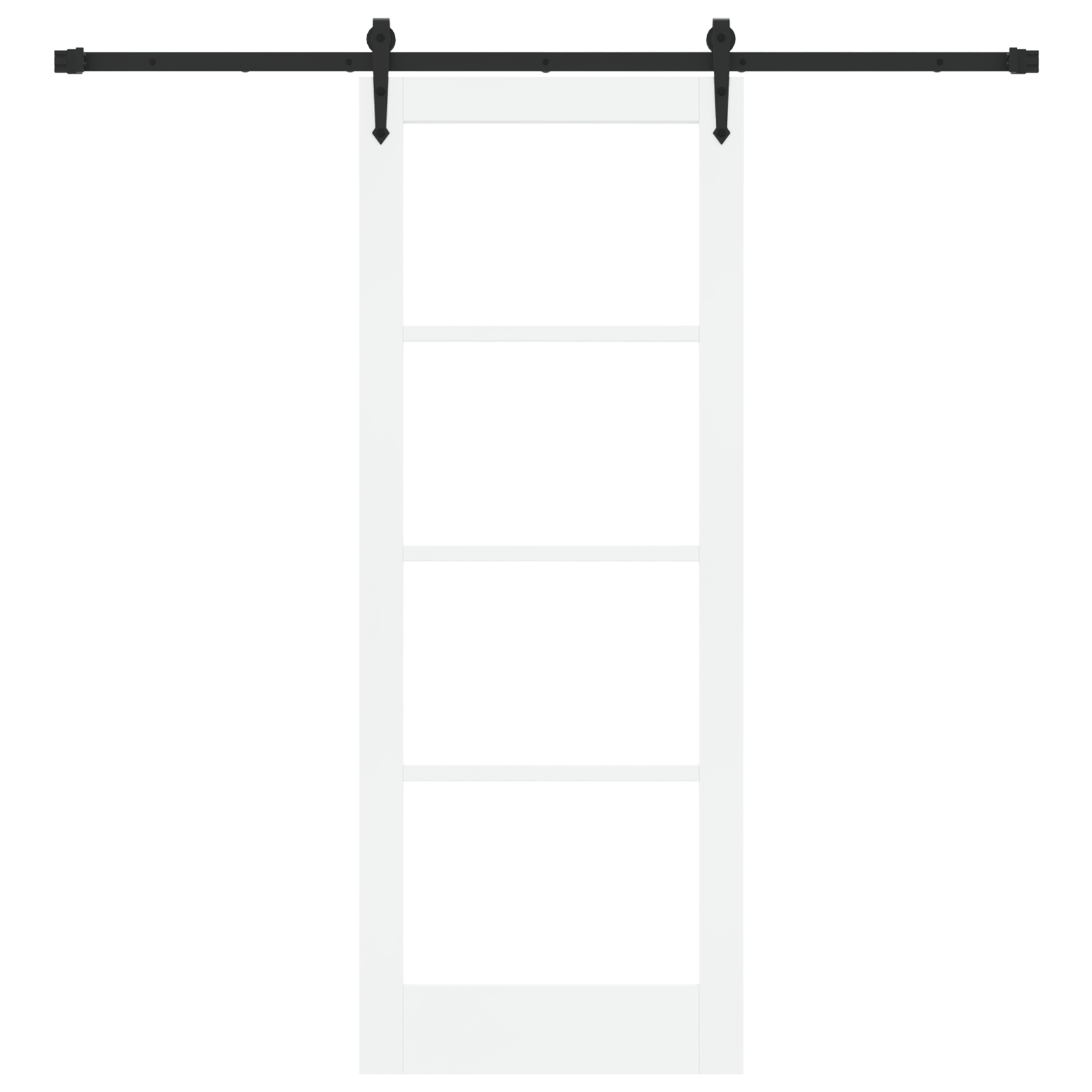 vidaXL Ușă glisantă Manual Alb 78 x 202 cm Lemn și metal vidaXL Ușă glisantă Manual Alb 78 x 202 cm Lemn și metal