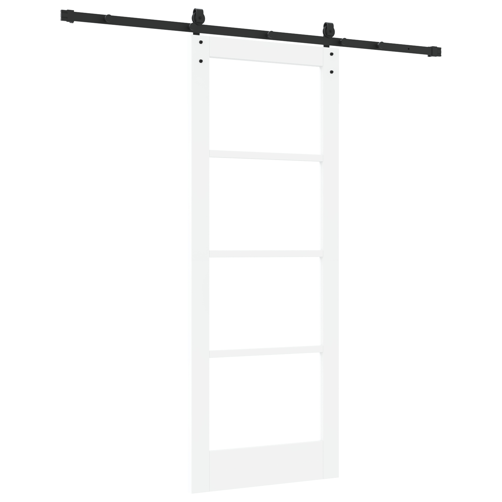 vidaXL Ușă glisantă Manual Alb 78 x 202 cm Lemn și metal vidaXL Ușă glisantă Manual Alb 78 x 202 cm Lemn și metal