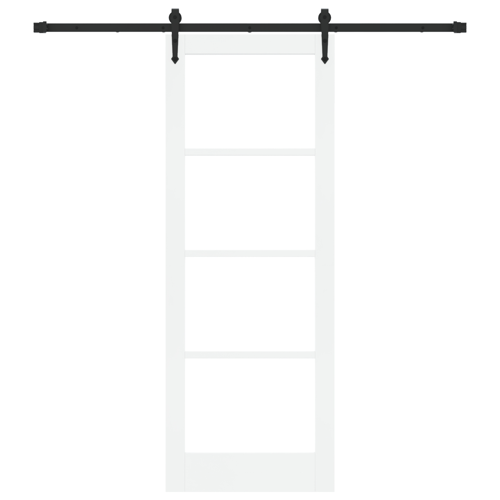 vidaXL Ușă glisantă Manual Alb 78 x 211 cm Lemn și metal vidaXL Ușă glisantă Manual Alb 78 x 211 cm Lemn și metal