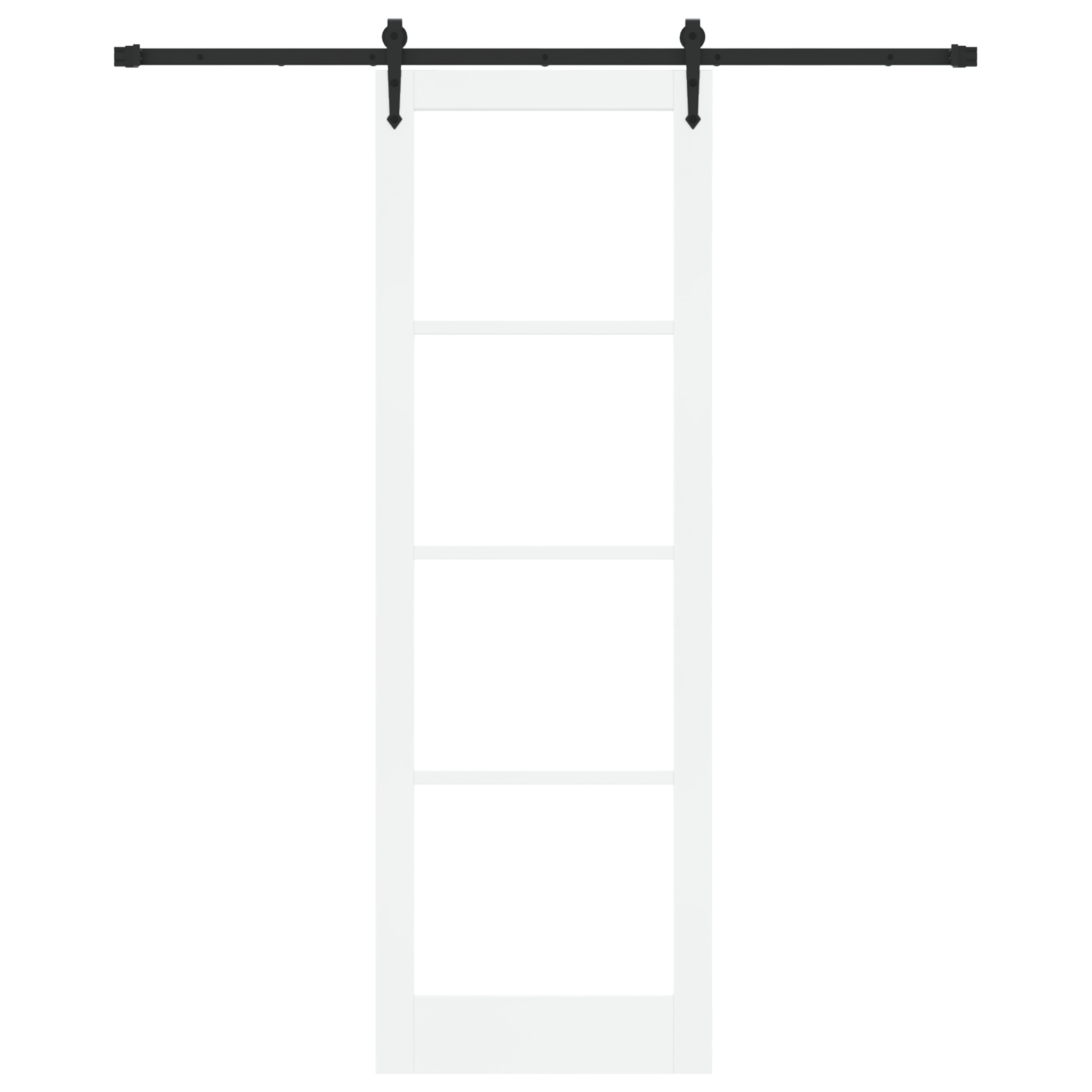 vidaXL Ușă glisantă Manual Alb 78 x 232 cm Lemn și metal vidaXL Ușă glisantă Manual Alb 78 x 232 cm Lemn și metal