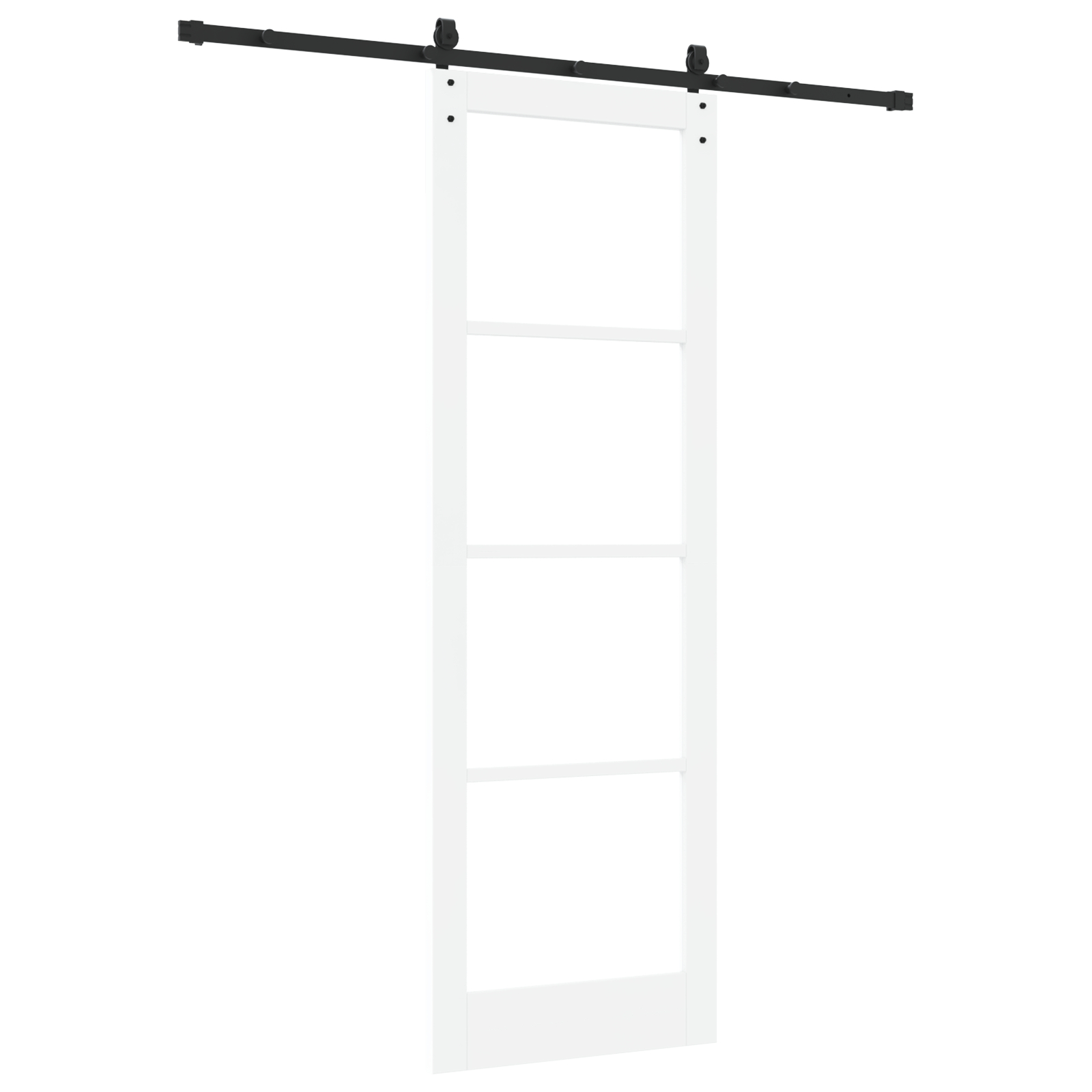 vidaXL Ușă glisantă Manual Alb 78 x 232 cm Lemn și metal vidaXL Ușă glisantă Manual Alb 78 x 232 cm Lemn și metal