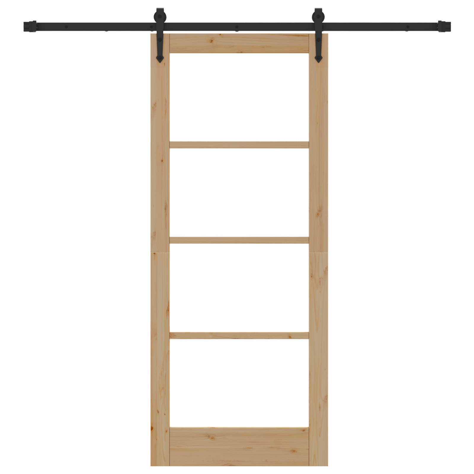 Ușă glisantă vidaXL cu feronerie 83x202 cm din lemn solid de pin Ușă glisantă vidaXL cu feronerie 83x202 cm din lemn solid de pin