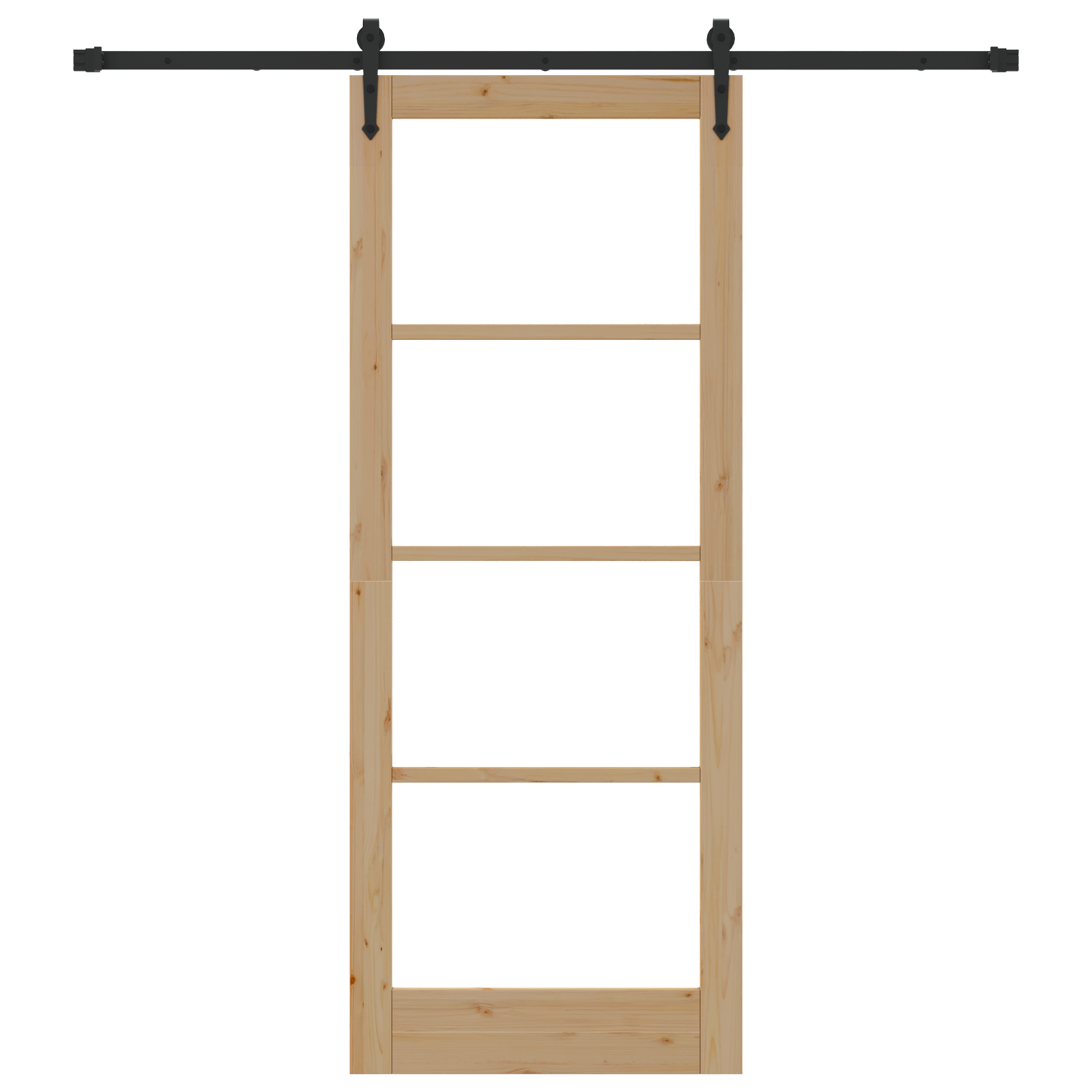Set de ușă glisantă vidaXL cu fierărie 83x211 cm Lemn masiv Pin Set de ușă glisantă vidaXL cu fierărie 83x211 cm Lemn masiv Pin