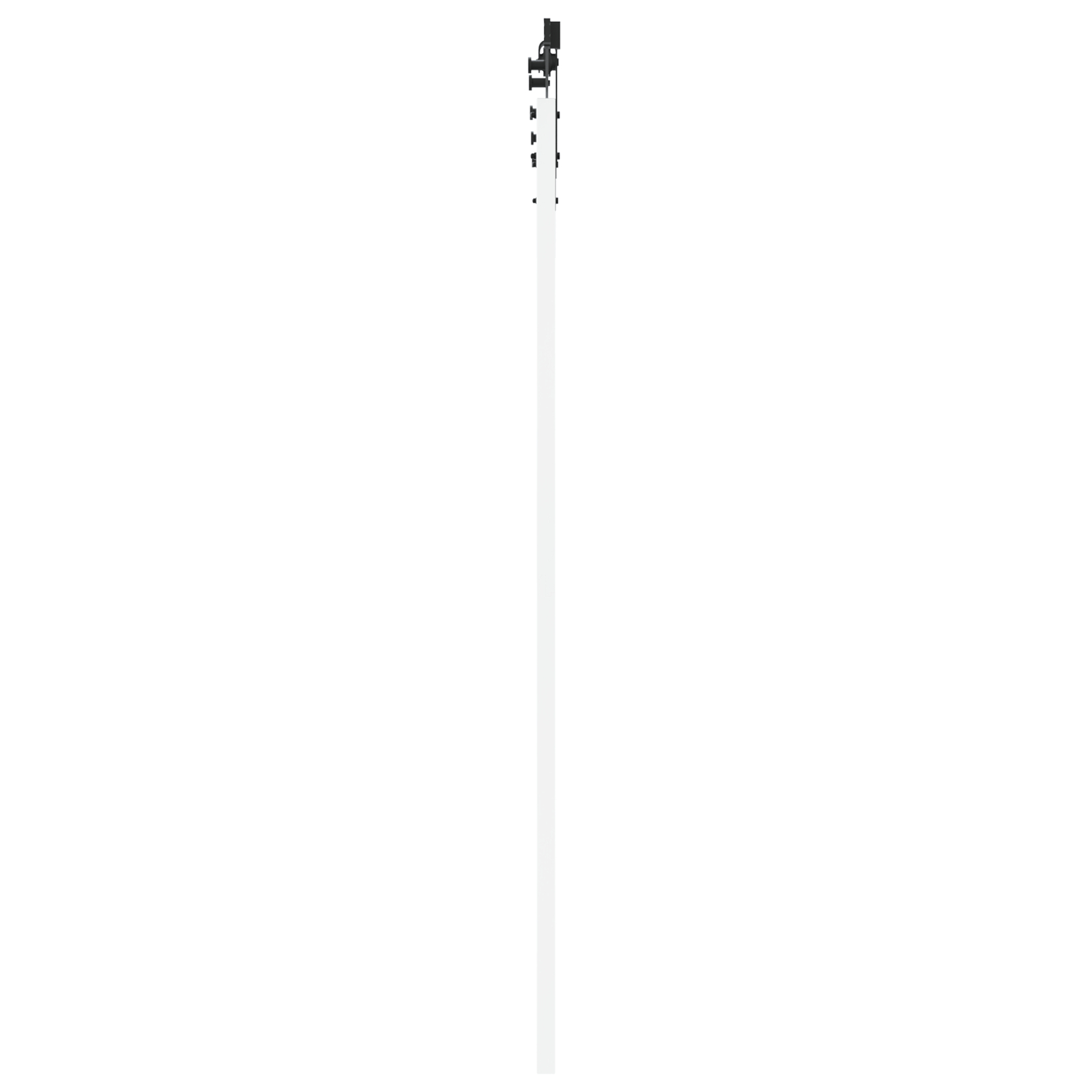 vidaXL Ușă glisantă Manual Alb 86 x 198.5 cm Lemn și metal vidaXL Ușă glisantă Manual Alb 86 x 198.5 cm Lemn și metal