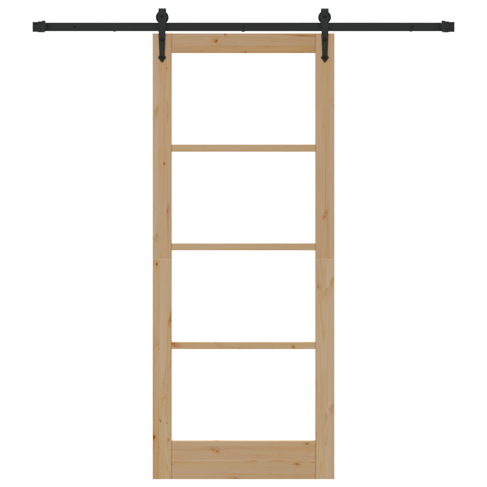 Set ușă glisantă vidaXL cu set de accesorii 86x211 cm din lemn masiv de pin Set ușă glisantă vidaXL cu set de accesorii 86x211 cm din lemn masiv de pin