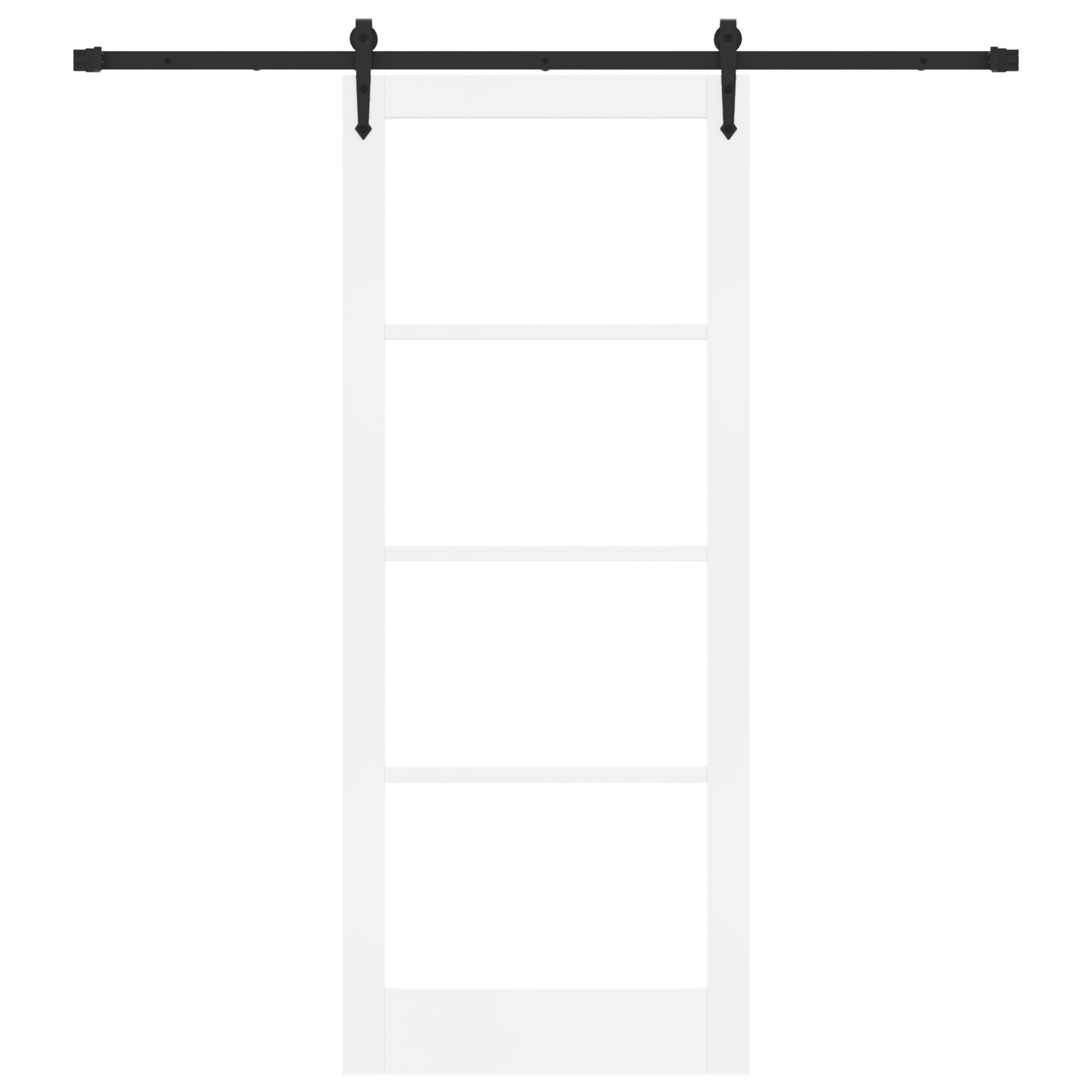 vidaXL Ușă glisantă Manual Alb 86 x 211 cm Lemn și metal vidaXL Ușă glisantă Manual Alb 86 x 211 cm Lemn și metal