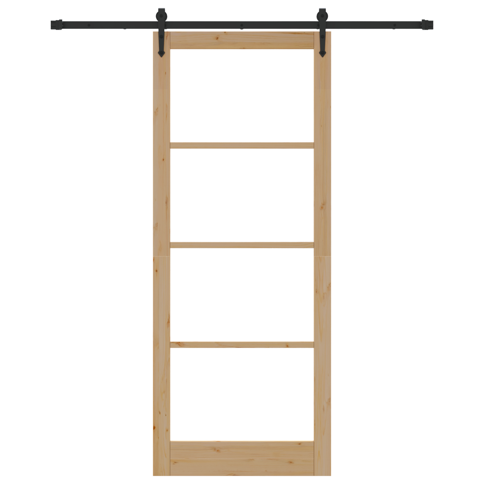 vidaXL Ușă glisantă Manual Maro 93 x 232 cm Lemn și metal