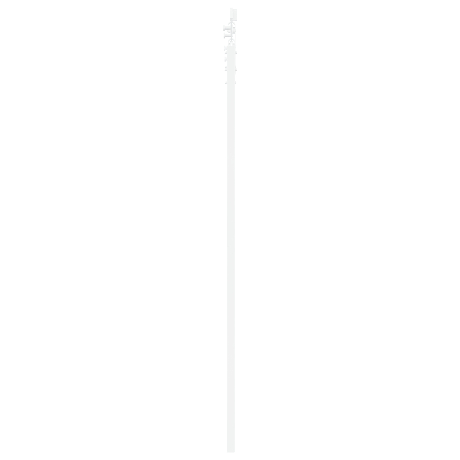 vidaXL Ușă glisantă Manual Alb 61 x 198.5 cm Lemn și metal vidaXL Ușă glisantă Manual Alb 61 x 198.5 cm Lemn și metal