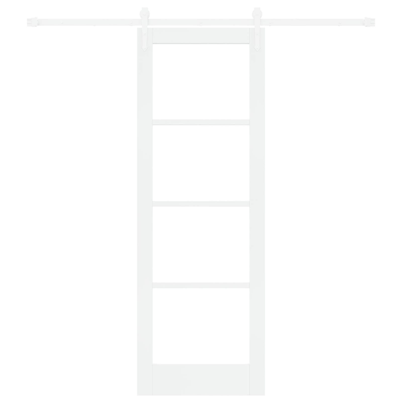 vidaXL Ușă glisantă Manual Alb 73.5 x 211 cm Lemn și metal vidaXL Ușă glisantă Manual Alb 73.5 x 211 cm Lemn și metal