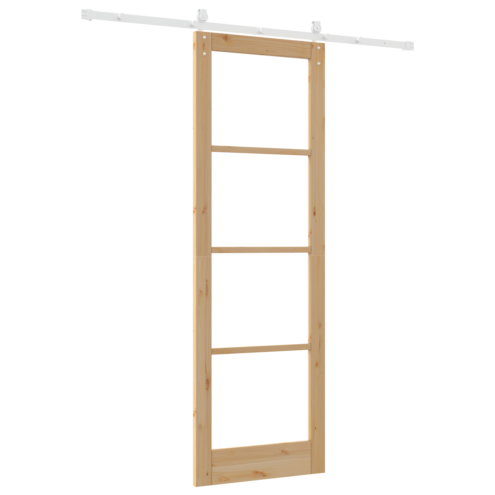 vidaXL Ușă glisantă Manual Maro 78 x 232 cm Lemn și metal vidaXL Ușă glisantă Manual Maro 78 x 232 cm Lemn și metal