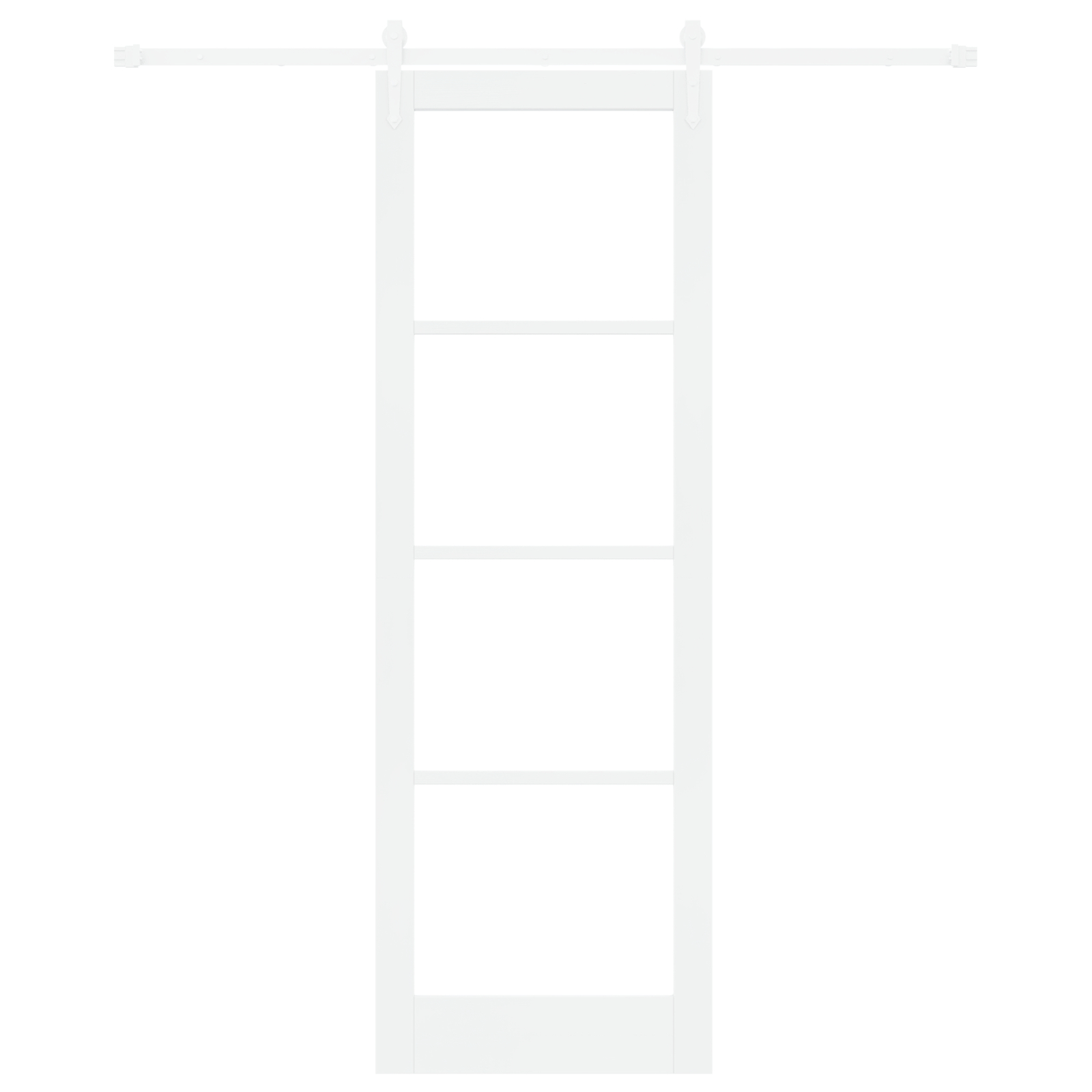 vidaXL Ușă glisantă Manual Alb 78 x 232 cm Lemn și metal vidaXL Ușă glisantă Manual Alb 78 x 232 cm Lemn și metal