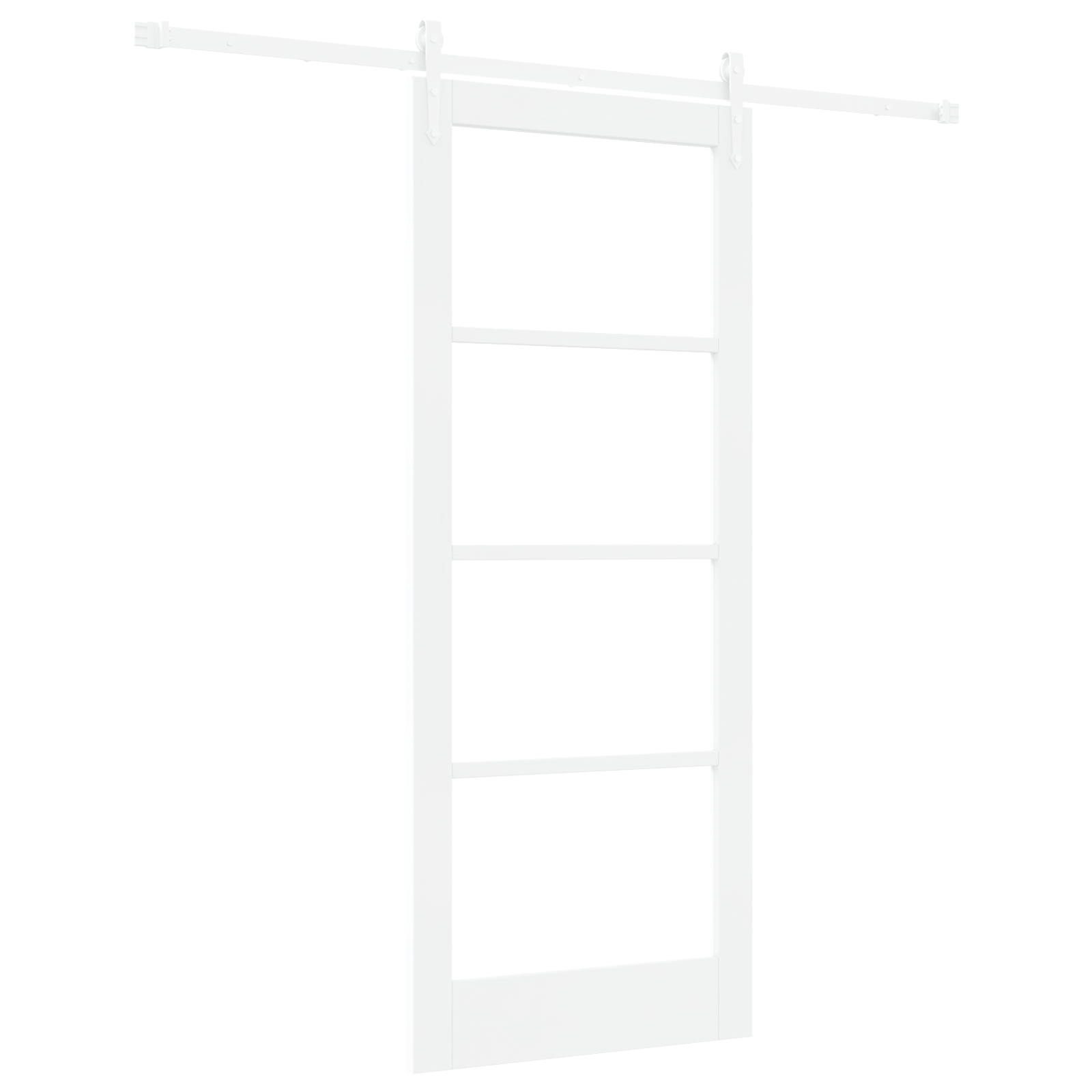 vidaXL Ușă glisantă Manual Alb 83 x 202 cm Lemn și metal vidaXL Ușă glisantă Manual Alb 83 x 202 cm Lemn și metal