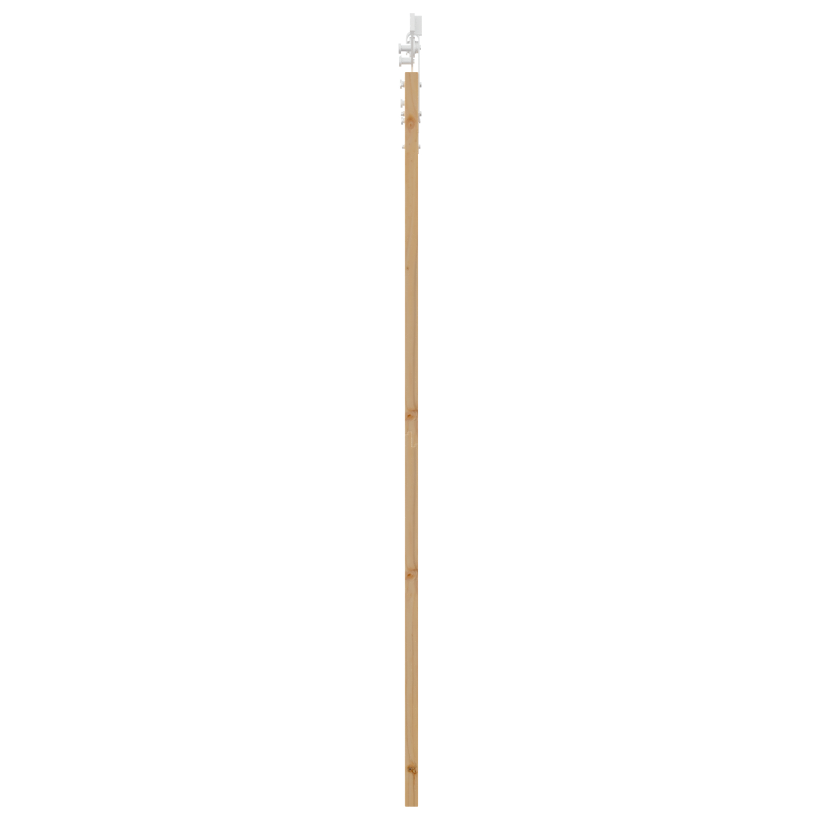 Set ușă glisantă vidaXL cu hardware 83x211 cm din lemn masiv de pin