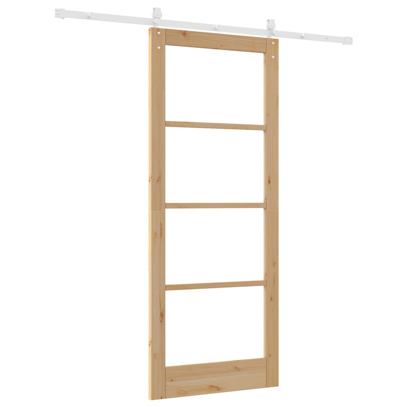 Set Ușă Glisantă vidaXL cu Set de Hardware 86x211 cm Lemn Masiv Pini Set Ușă Glisantă vidaXL cu Set de Hardware 86x211 cm Lemn Masiv Pini