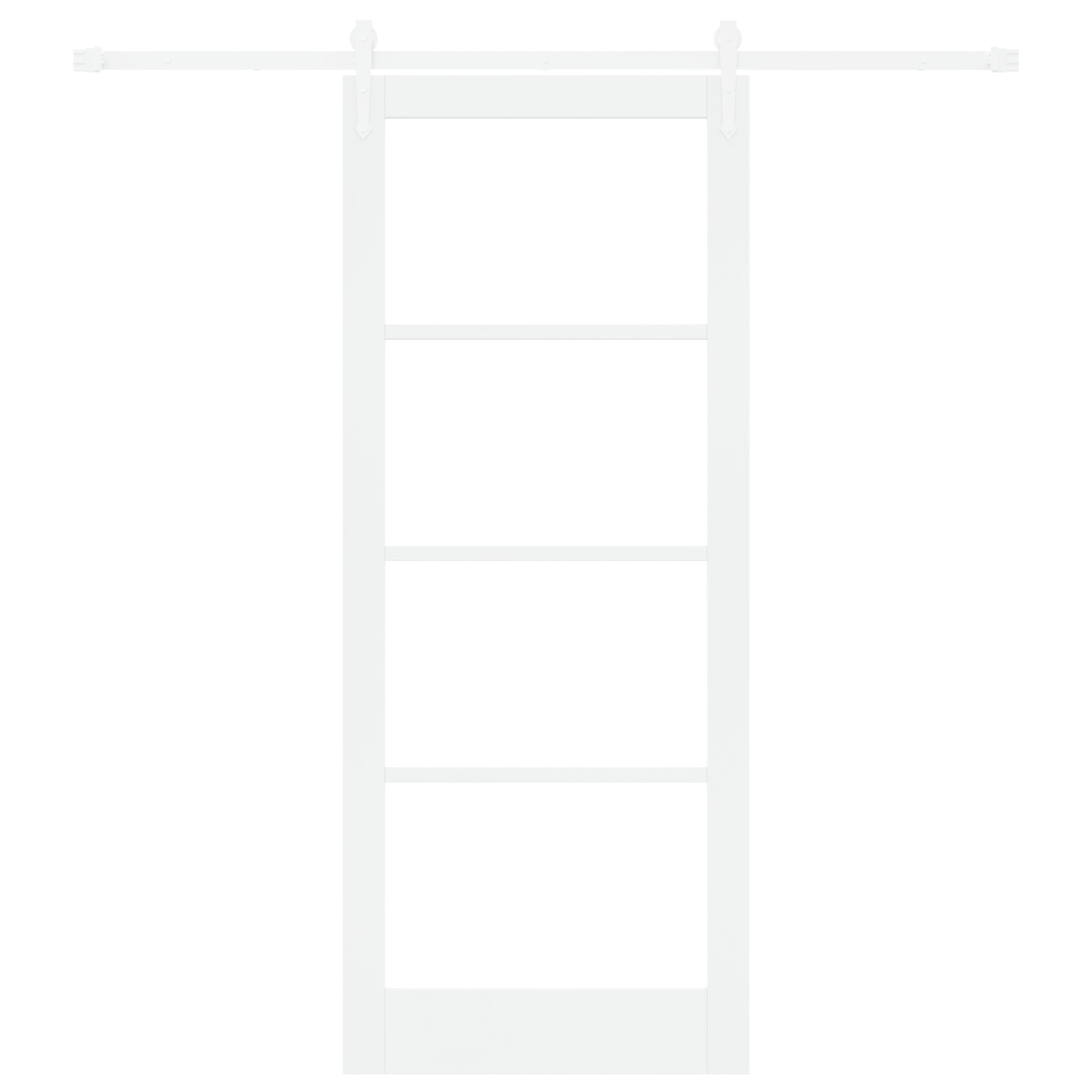 vidaXL Ușă glisantă Manual Alb 86 x 211 cm Lemn și metal vidaXL Ușă glisantă Manual Alb 86 x 211 cm Lemn și metal