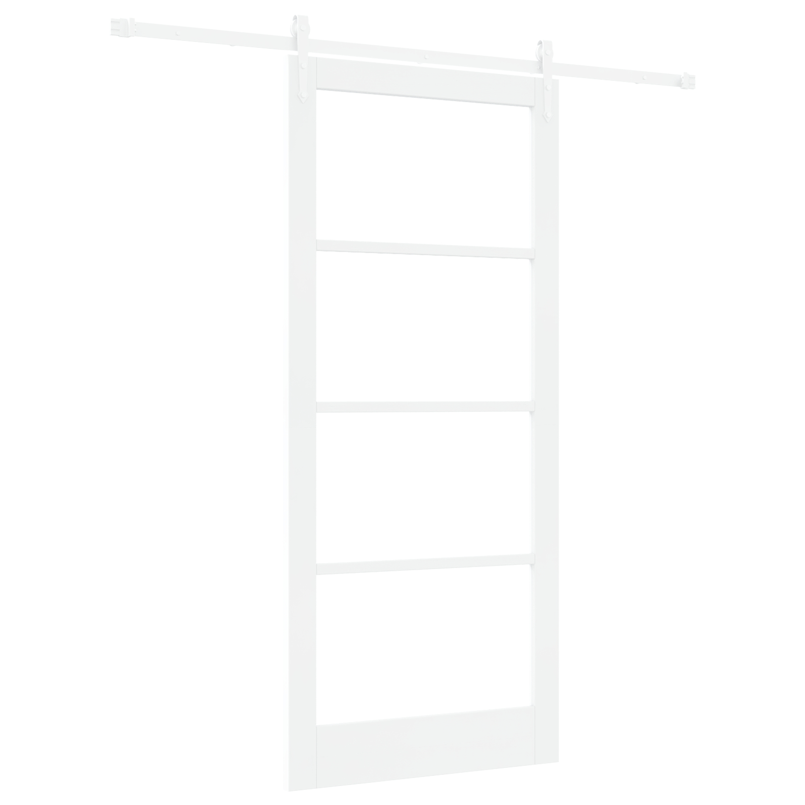 Set Ușă Glisantă vidaXL cu Fierărie Alb 93x211 cm Lemn Masiv Pin Set Ușă Glisantă vidaXL cu Fierărie Alb 93x211 cm Lemn Masiv Pin