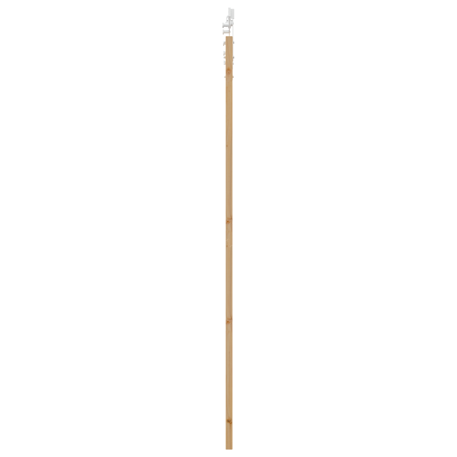 Set Ușă Glisantă vidaXL cu Kit de Feronerie 93x232 cm Lemn Masiv Pin