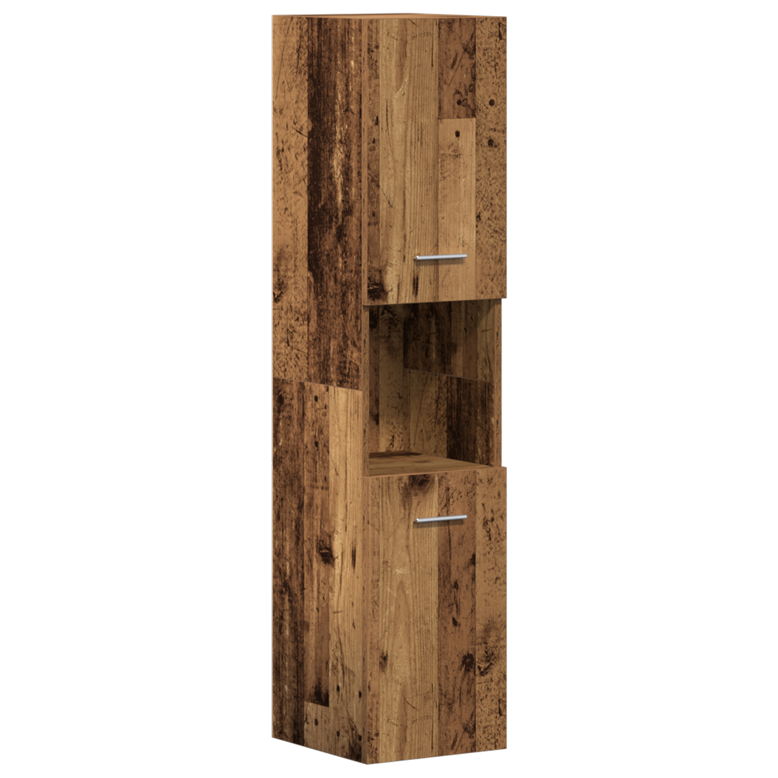 vidaXL Set Mobilier Baie Pe perete 4 pcs Lemn Vechi 41 x 38.5 x 46 cm vidaXL Set Mobilier Baie Pe perete 4 pcs Lemn Vechi 41 x 38.5 x 46 cm