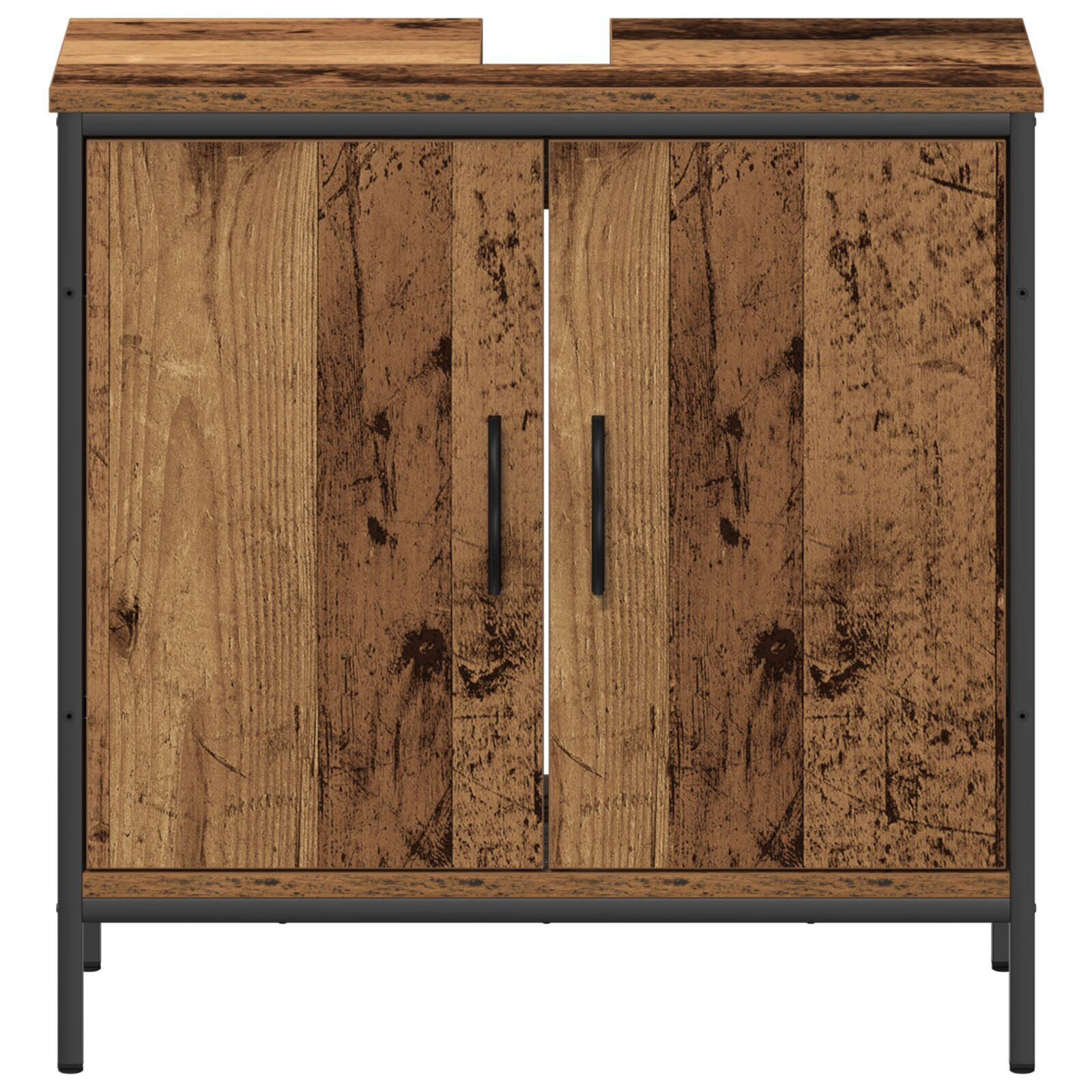 vidaXL Set de mobilier pentru baie cu ușă 2 pcs Maro 60 x 30 x 60 cm vidaXL Set de mobilier pentru baie cu ușă 2 pcs Maro 60 x 30 x 60 cm